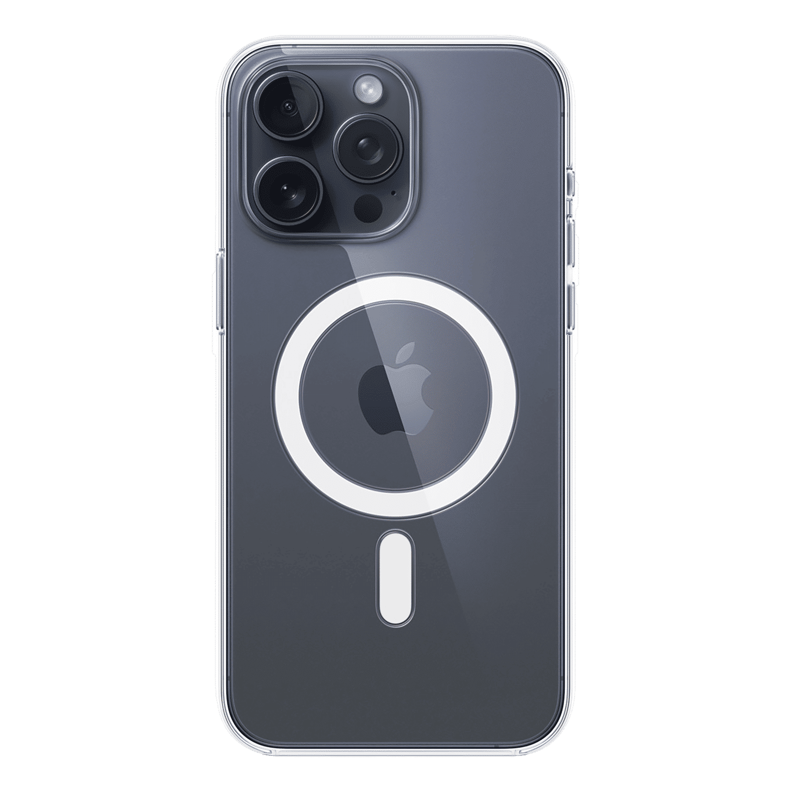 Apple Polycarbonate Back Cover for Apple iPhone 15 Pro Max (MagSafe Charging Support, Clear)_2