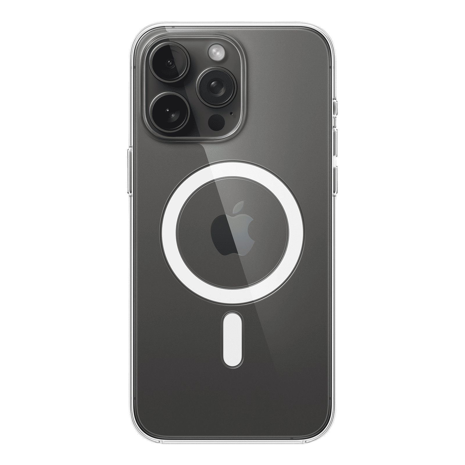 Apple Polycarbonate Back Cover for Apple iPhone 15 Pro Max (MagSafe Charging Support, Clear)_4