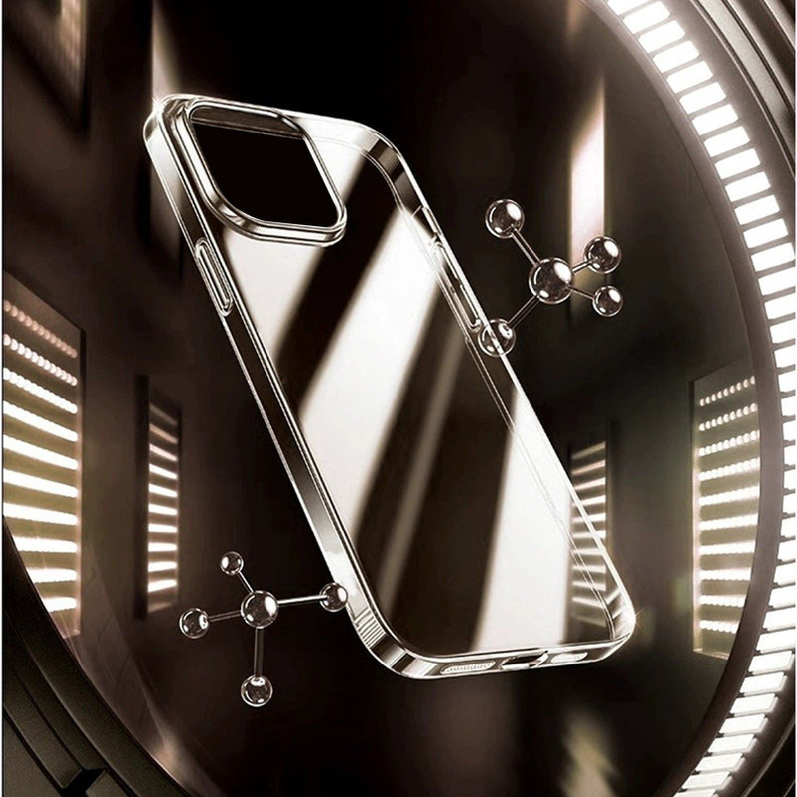 Dr. Vaku 2IN1 Defence Tempered Glass & Silicon Back Cover Combo for Apple iPhone 15 Pro Max (Anti-Scratch Design, Clear)_3