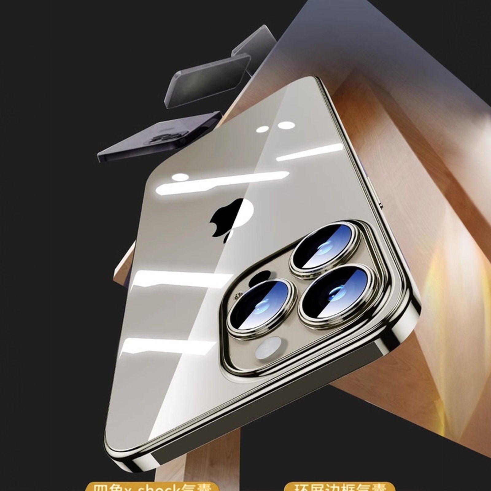 Dr. Vaku 2IN1 Defence Tempered Glass & Silicon Back Cover Combo for Apple iPhone 15 Pro Max (Anti-Scratch Design, Clear)_5