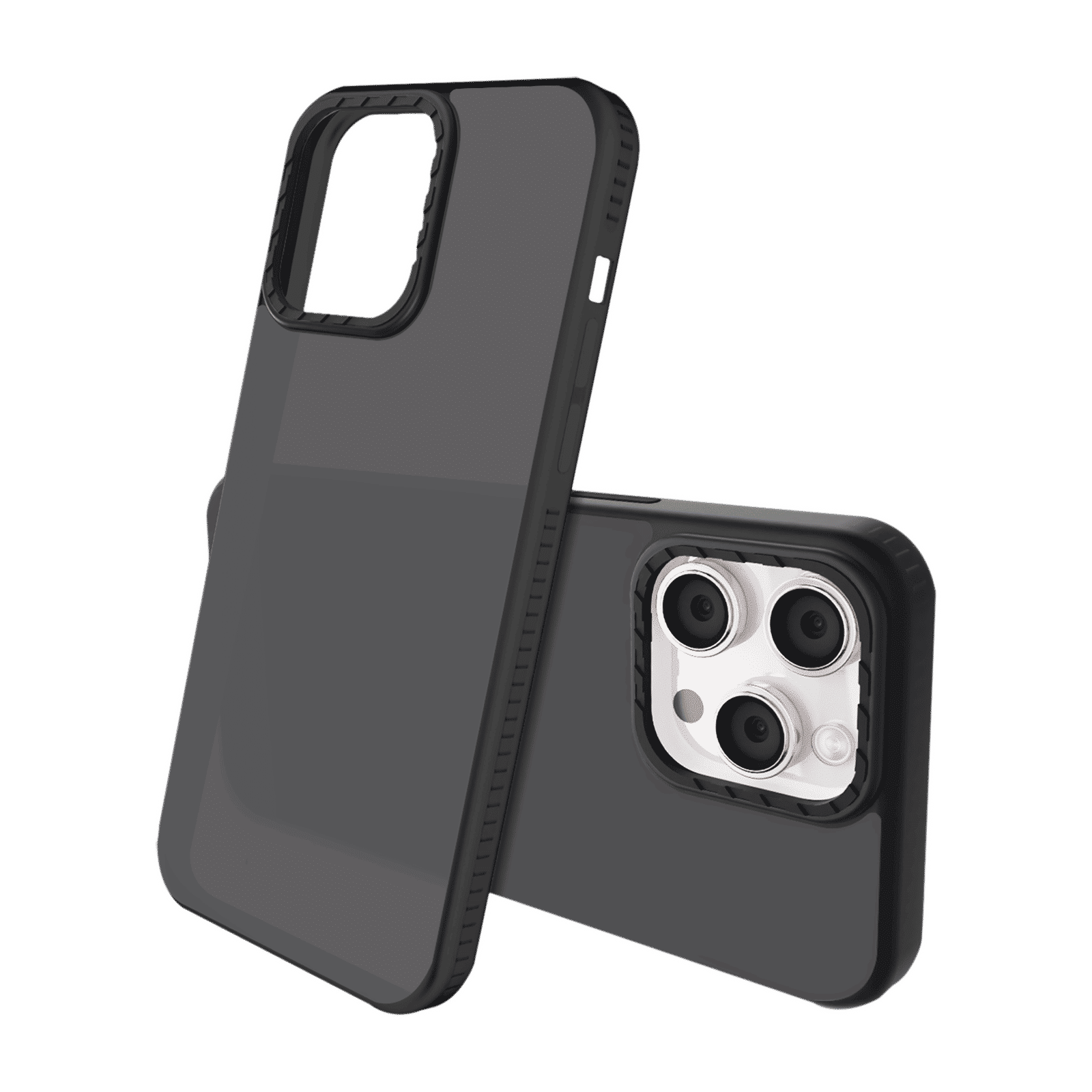 GRIPP Alpine Rubber Back Cover for Apple iPhone 15 Pro (Scratch Protection, Black)_3