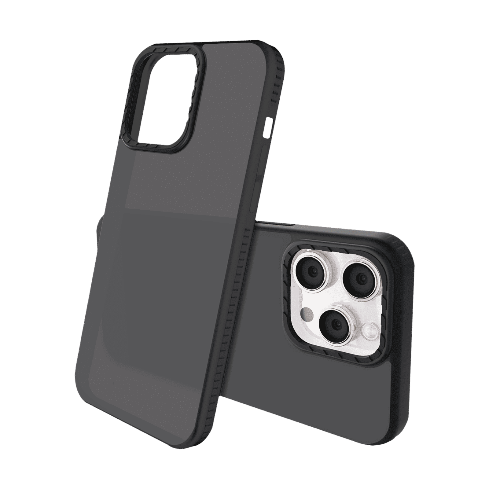 GRIPP Alpine Rubber Back Cover for Apple iPhone 15 Pro Max (Scratch Protection, Black)_3