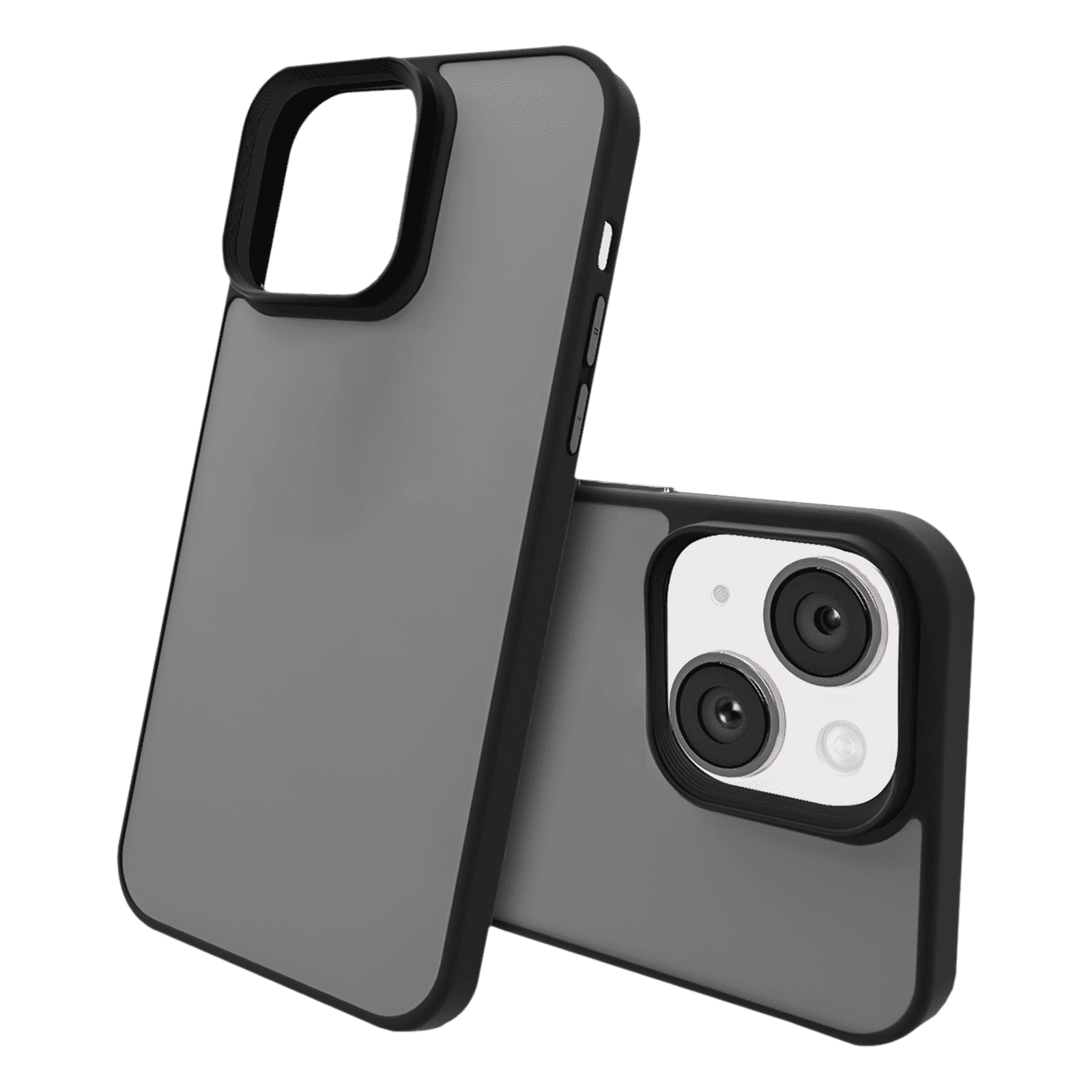 GRIPP Bolt Hard TPU Back Cover for Apple iPhone 15 Plus (Matte & Frosted Surface, Black)_4