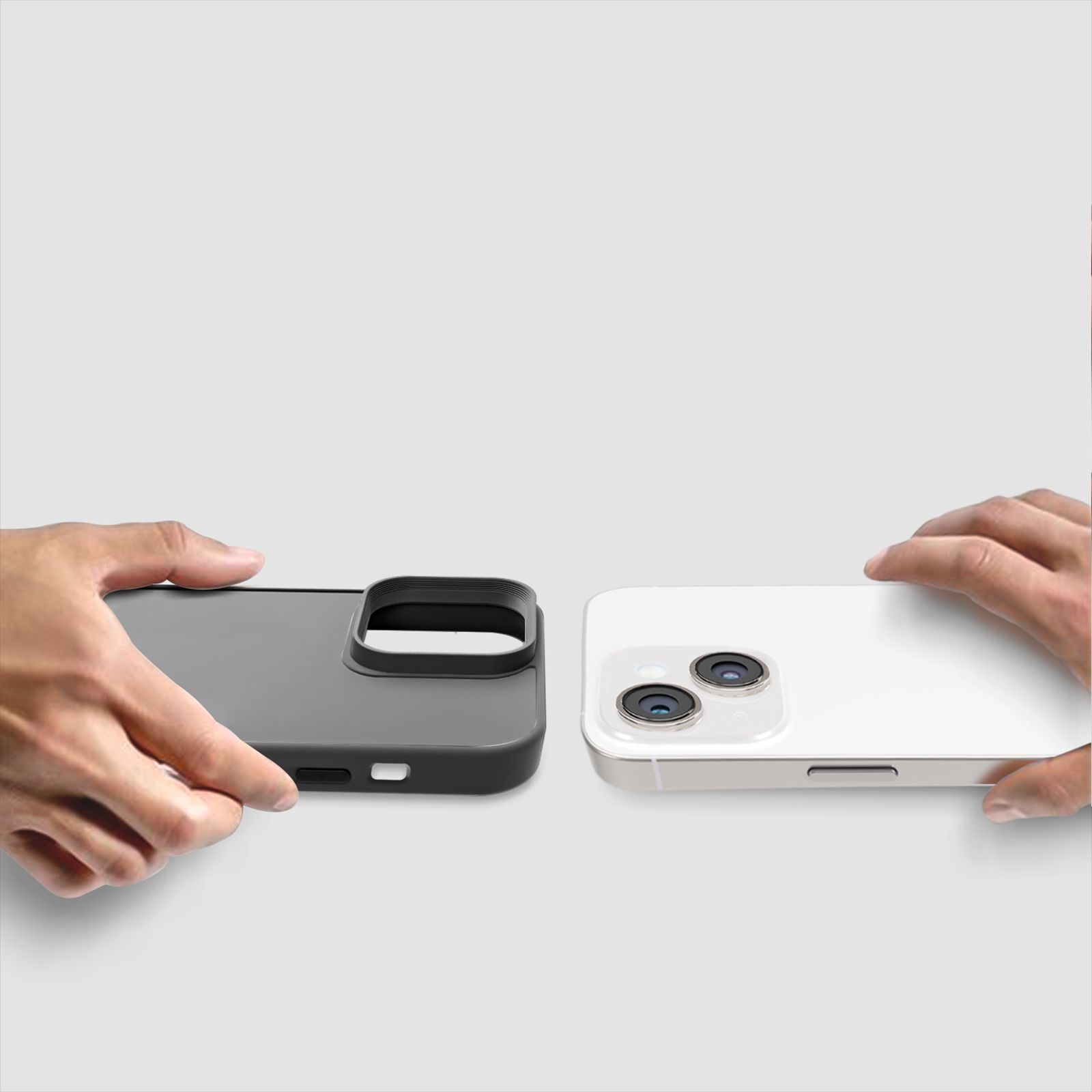 GRIPP Bolt Hard TPU Back Cover for Apple iPhone 15 Plus (Matte & Frosted Surface, Black)_6