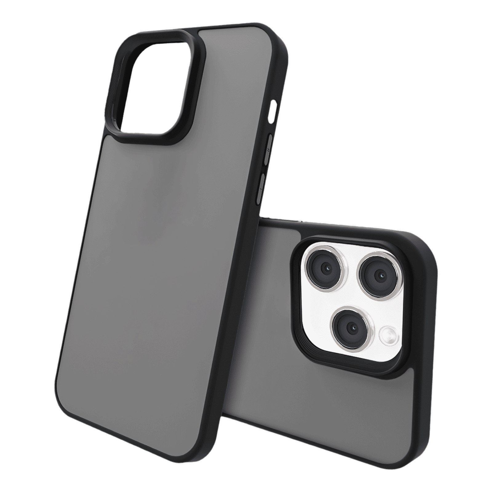 GRIPP Bolt Hard TPU Back Cover for Apple iPhone 15 Pro (Matte & Frosted Surface, Black)_4