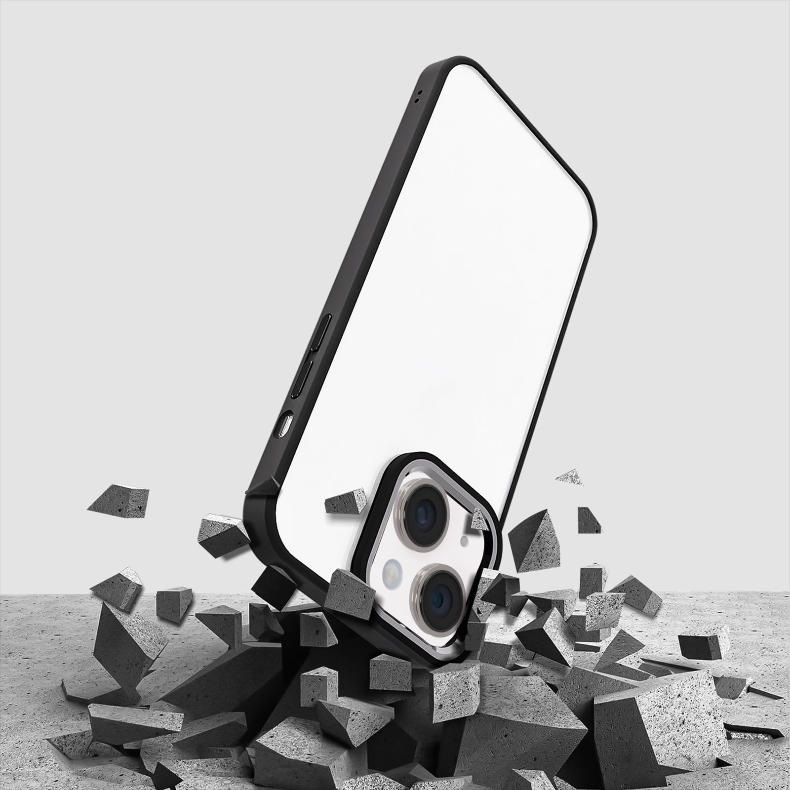 GRIPP Clarion Hard Polycarbonate Back Cover for Apple iPhone 15 (Anti Bacterial Technology, Black)_6