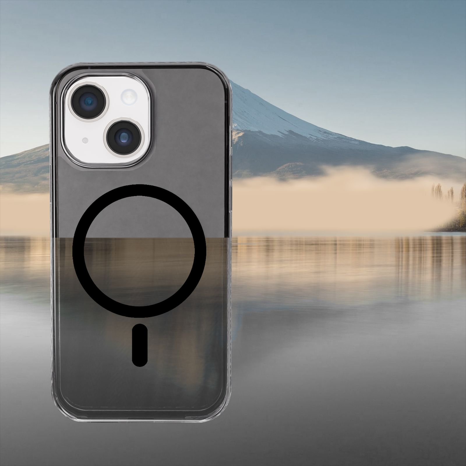 GRIPP Combat TPU & Polycarbonate Back Cover for Apple iPhone 15 Plus (MagSafe Compatible, Smoke)_4