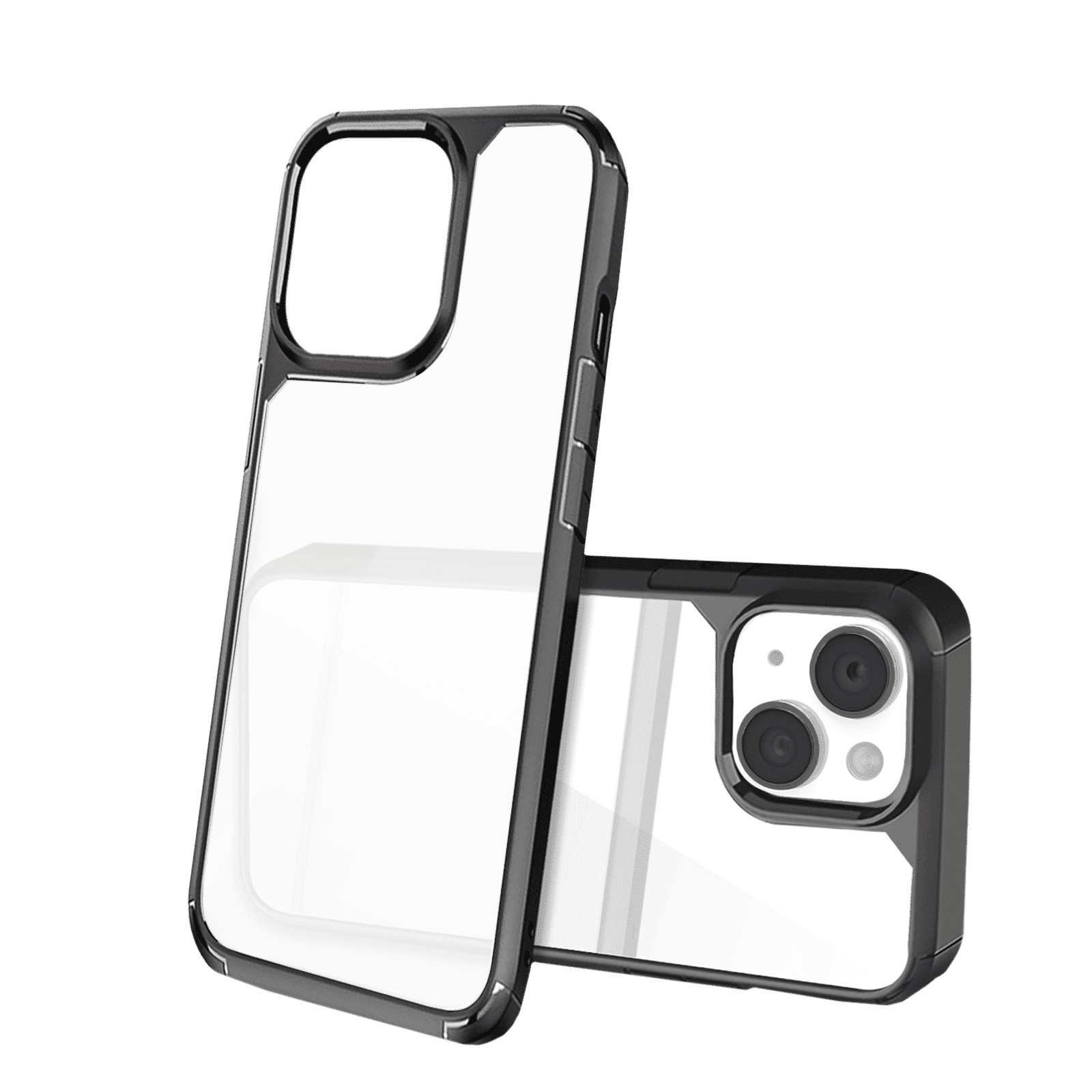 GRIPP Defender Hard TPU & Polycarbonate Back Cover for Apple iPhone 15 (Anti-Bacterial Technology, Black)_2