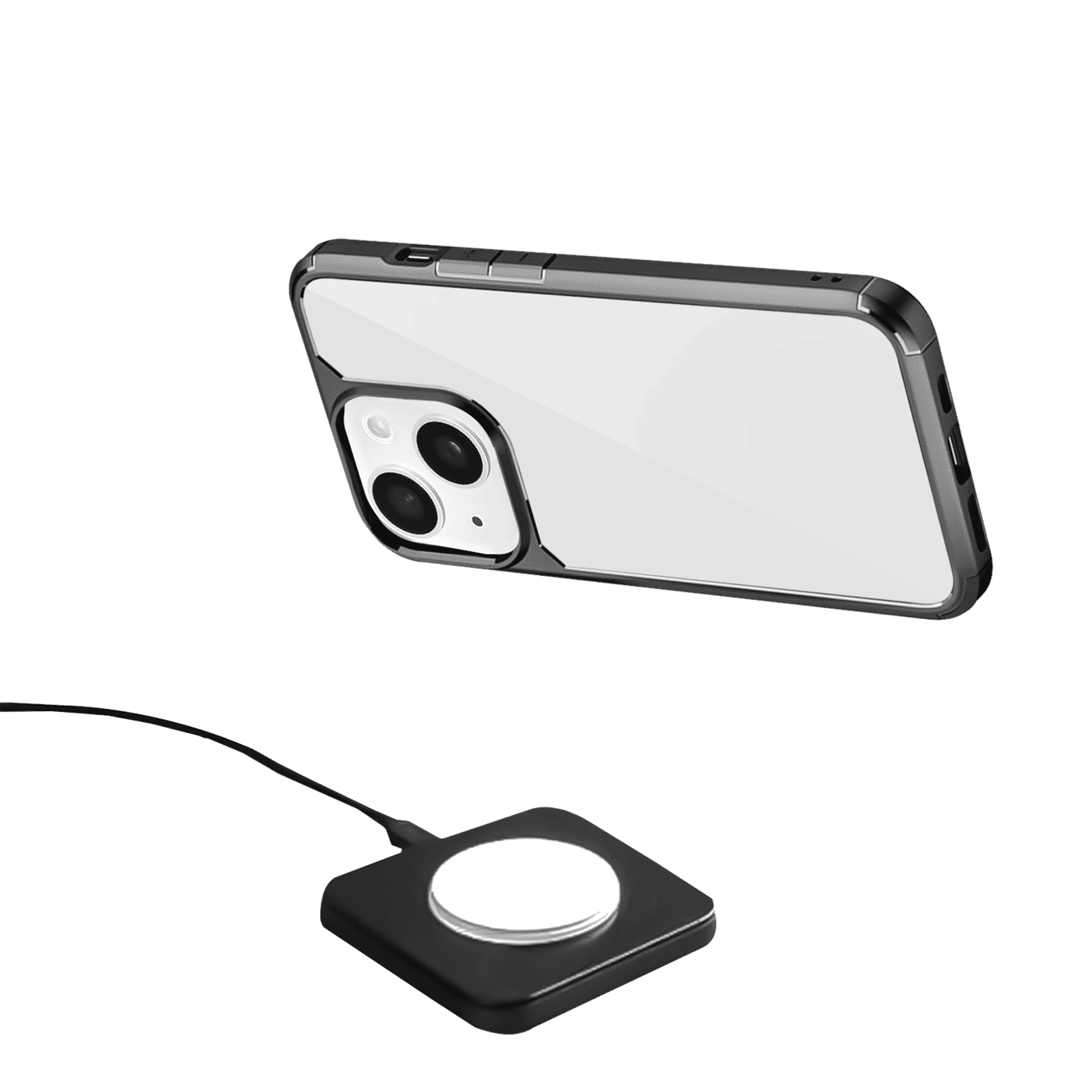 GRIPP Defender Hard TPU & Polycarbonate Back Cover for Apple iPhone 15 (Anti-Bacterial Technology, Black)_4