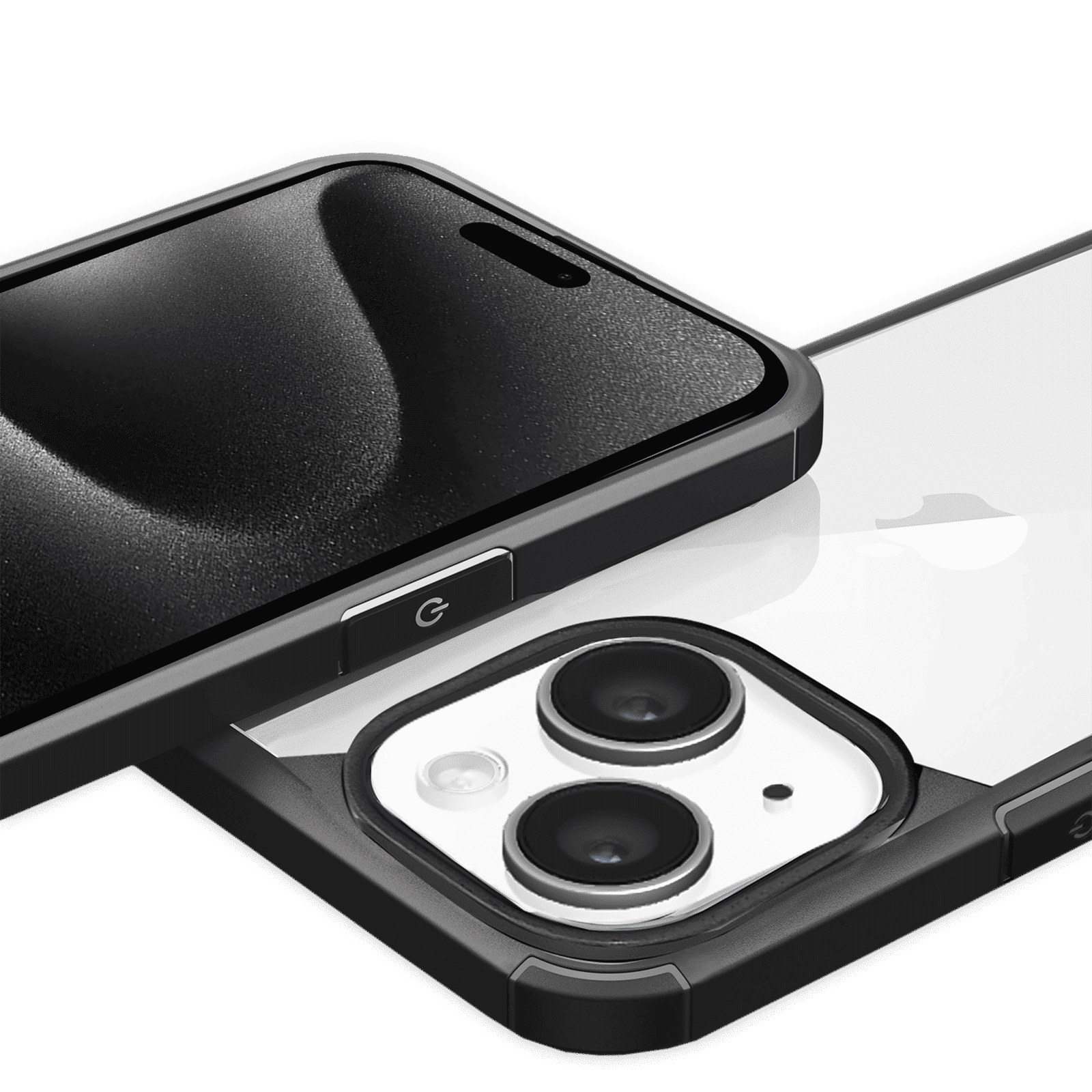 GRIPP Defender Hard TPU & Polycarbonate Back Cover for Apple iPhone 15 (Anti-Bacterial Technology, Black)_5