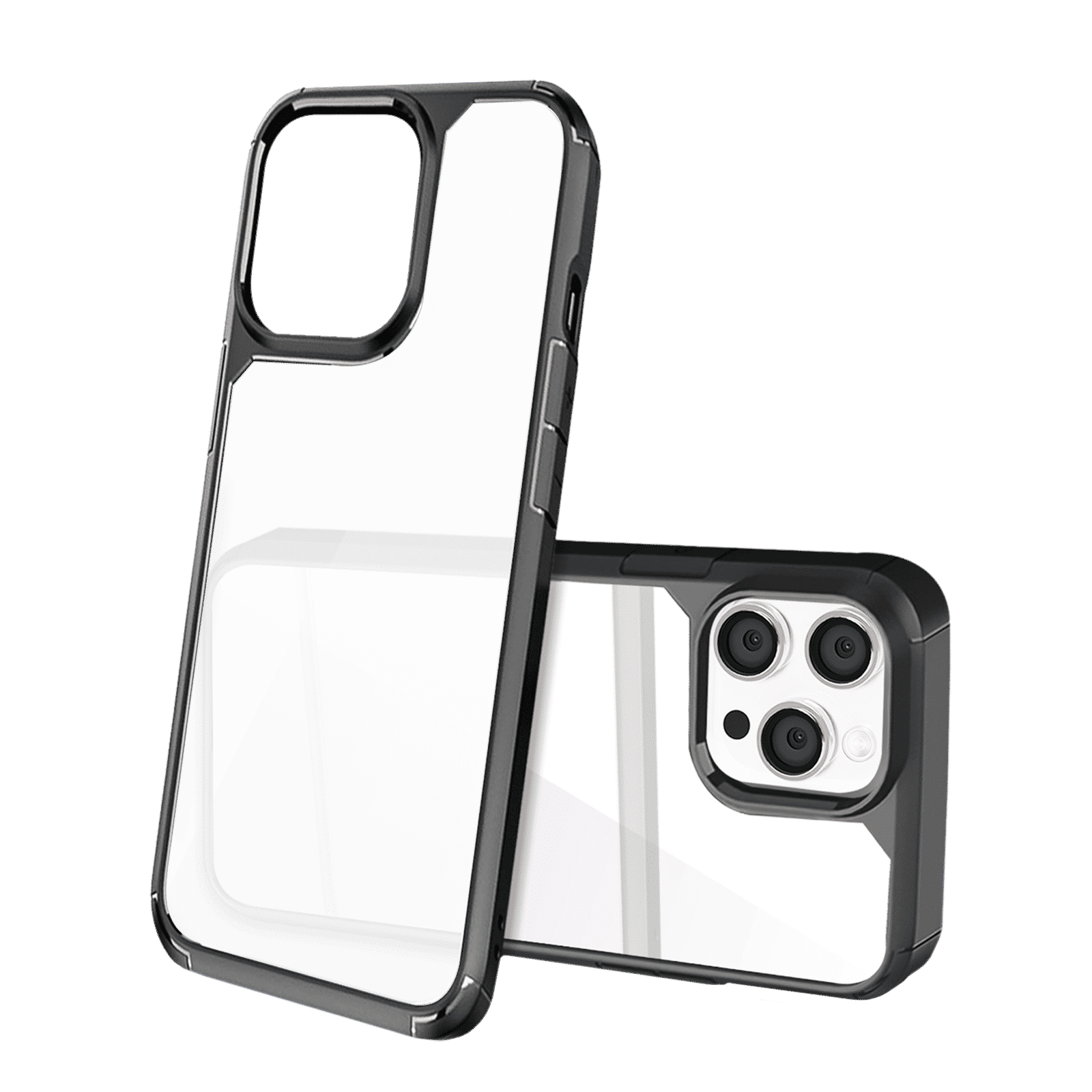 GRIPP Defender Hard TPU & Polycarbonate Back Cover for Apple iPhone 15 Pro (Anti-Bacterial Technology, Black)_2