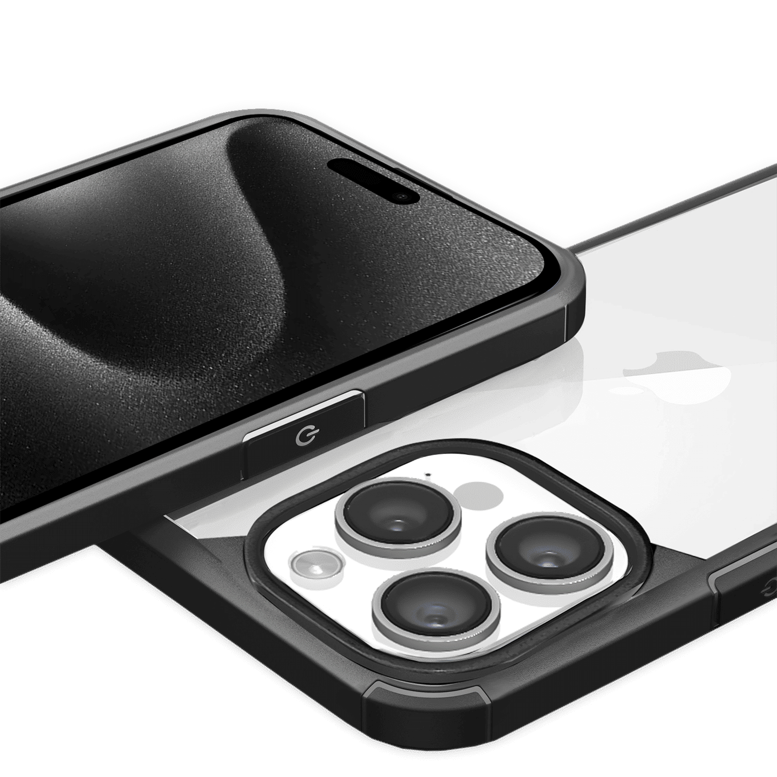 GRIPP Defender Hard TPU & Polycarbonate Back Cover for Apple iPhone 15 Pro (Anti-Bacterial Technology, Black)_5