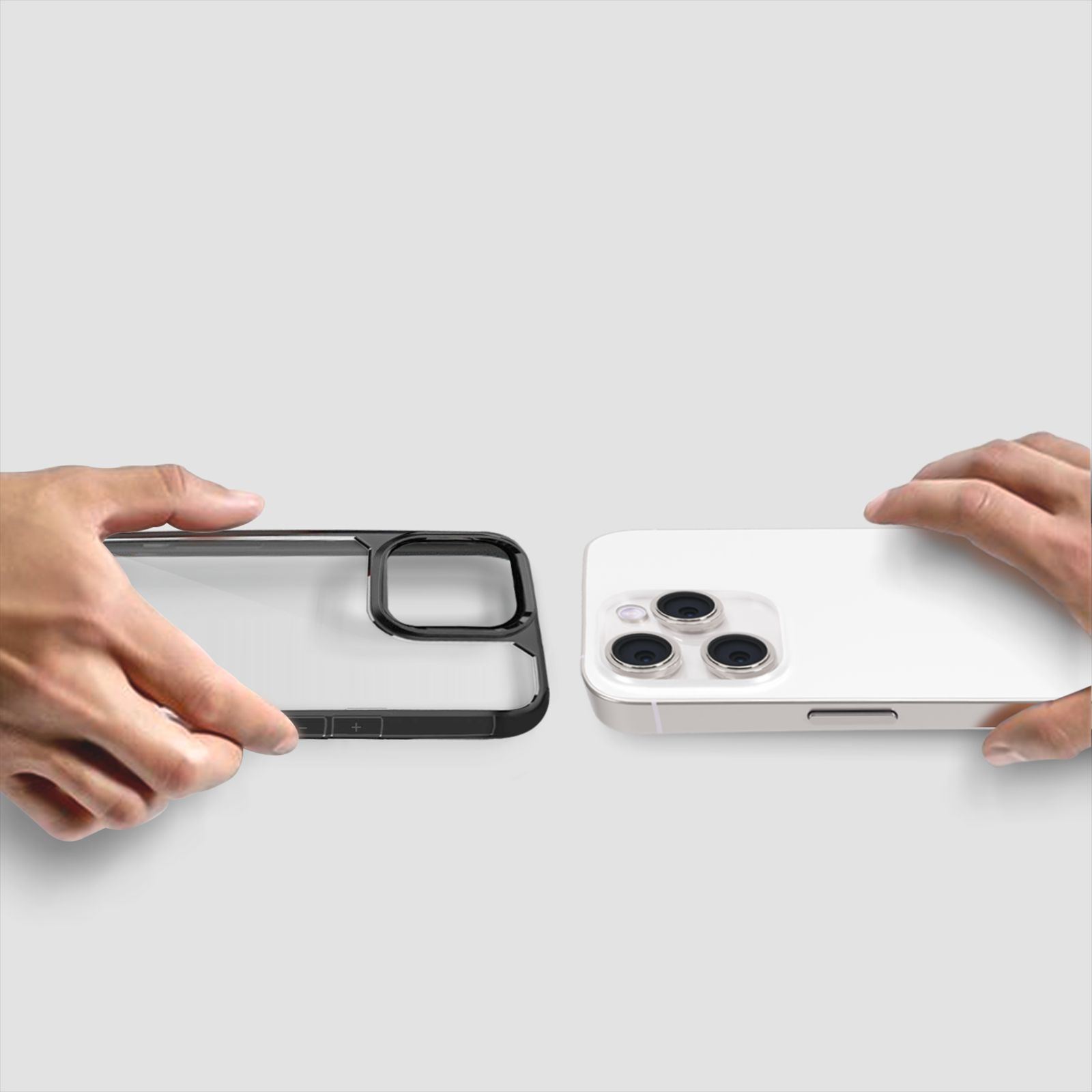 GRIPP Defender Hard TPU & Polycarbonate Back Cover for Apple iPhone 15 Pro (Anti-Bacterial Technology, Black)_6