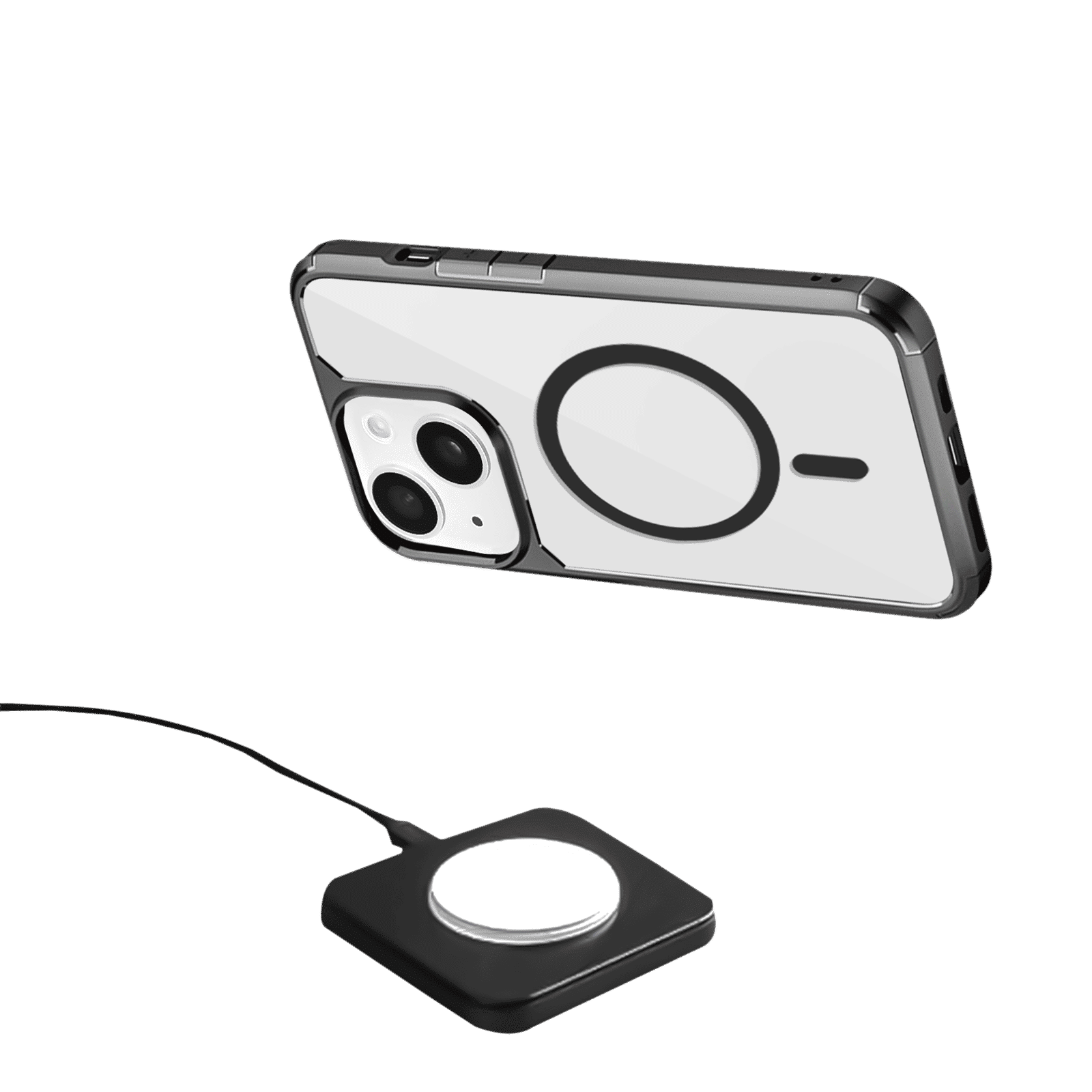 GRIPP Defender Hard TPU & Polycarbonate Back Cover for Apple iPhone 15 (MagSafe Compatible, Black)_8