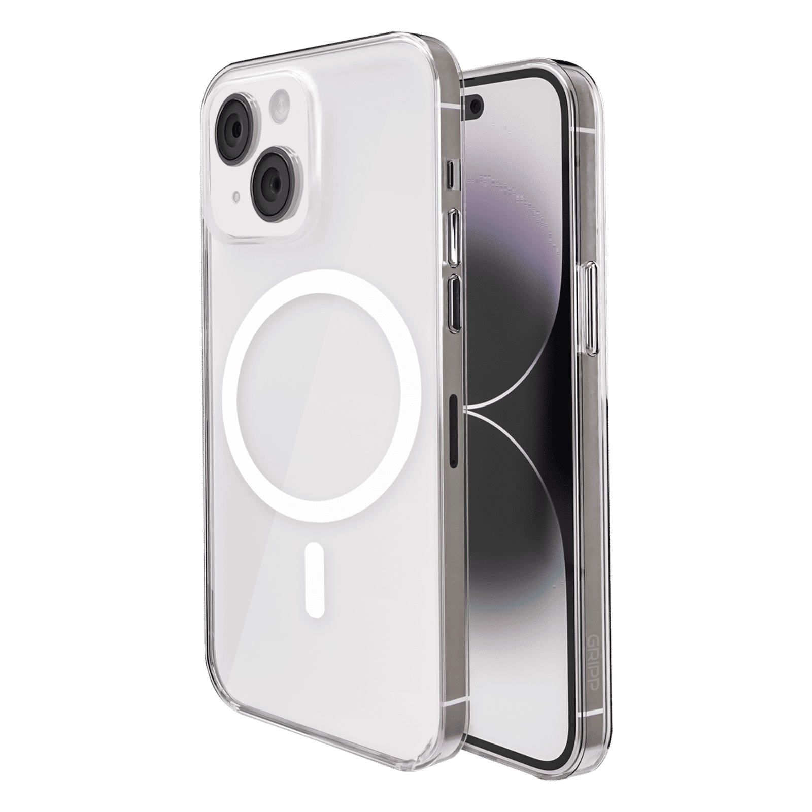 GRIPP Clear Hard TPU & Polycarbonate Back Cover for Apple iPhone 15 Plus (MagSafe Compatible, Clear) GRIPP Clear Hard TPU & Polycarbonate Back Cover for Apple iPhone 15 Plus (MagSafe Compatible, Clear)_1