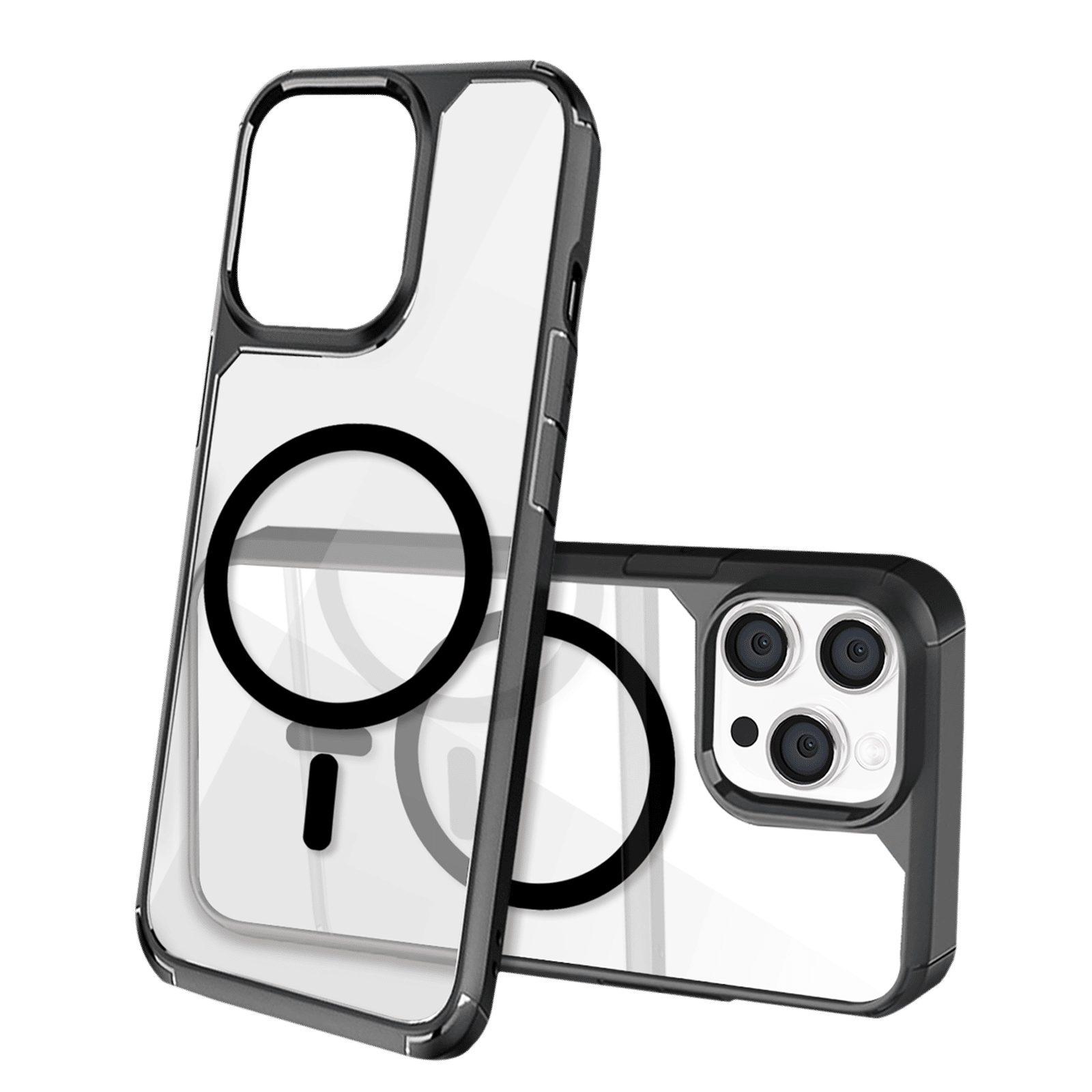 GRIPP Defender Hard TPU & Polycarbonate Back Cover for Apple iPhone 15 Pro (MagSafe Compatible, Black) GRIPP Defender Hard TPU & Polycarbonate Back Cover for Apple iPhone 15 Pro (MagSafe Compatible, Black)_3