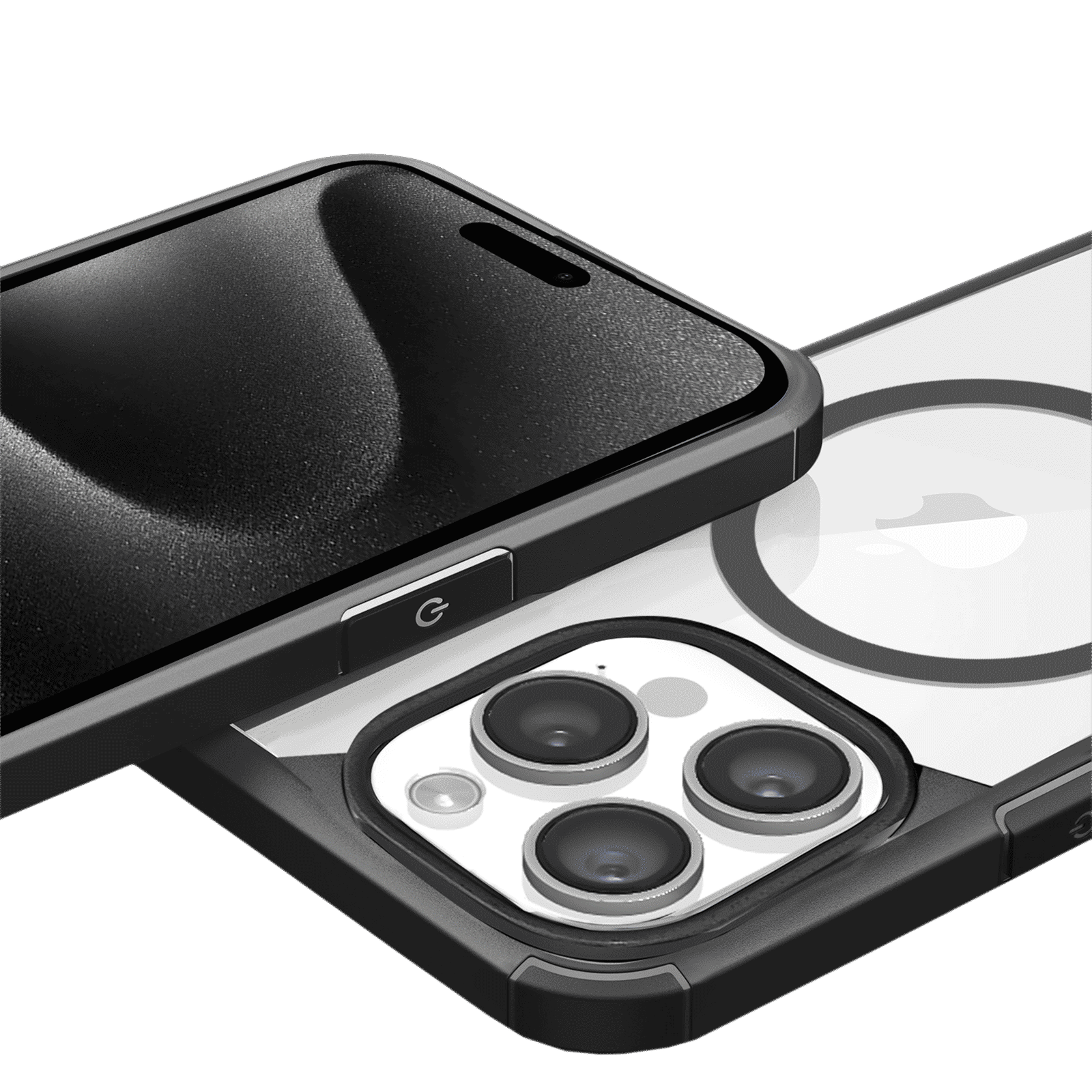 GRIPP Defender Hard TPU & Polycarbonate Back Cover for Apple iPhone 15 Pro (MagSafe Compatible, Black) GRIPP Defender Hard TPU & Polycarbonate Back Cover for Apple iPhone 15 Pro (MagSafe Compatible, Black)_5