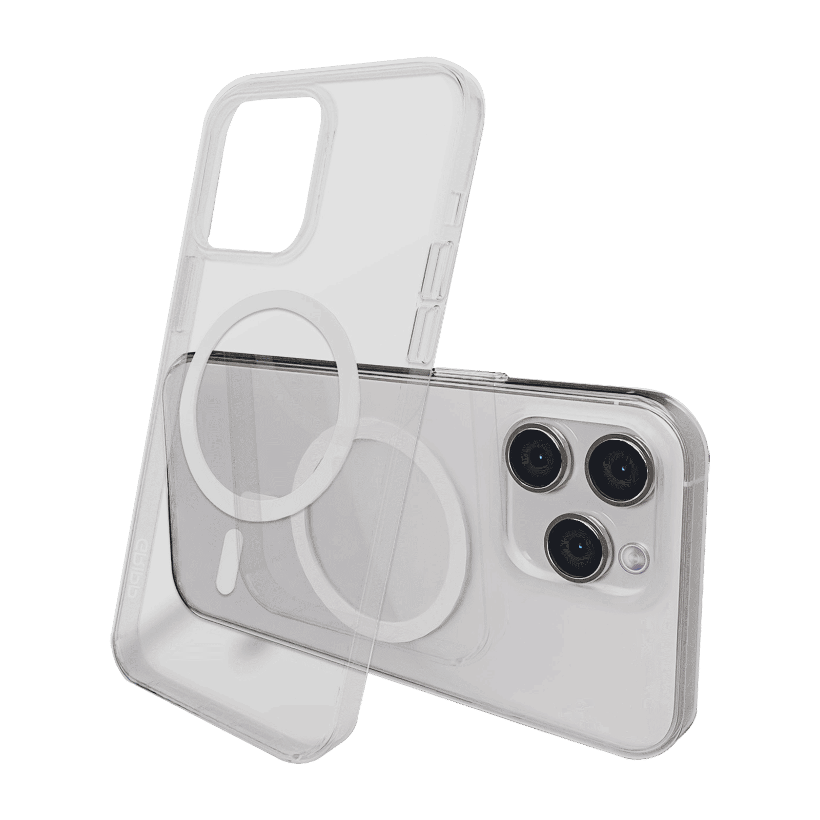 GRIPP Clear Hard TPU & Polycarbonate Back Cover for Apple iPhone 15 Pro Max (MagSafe Compatible, Clear)_2