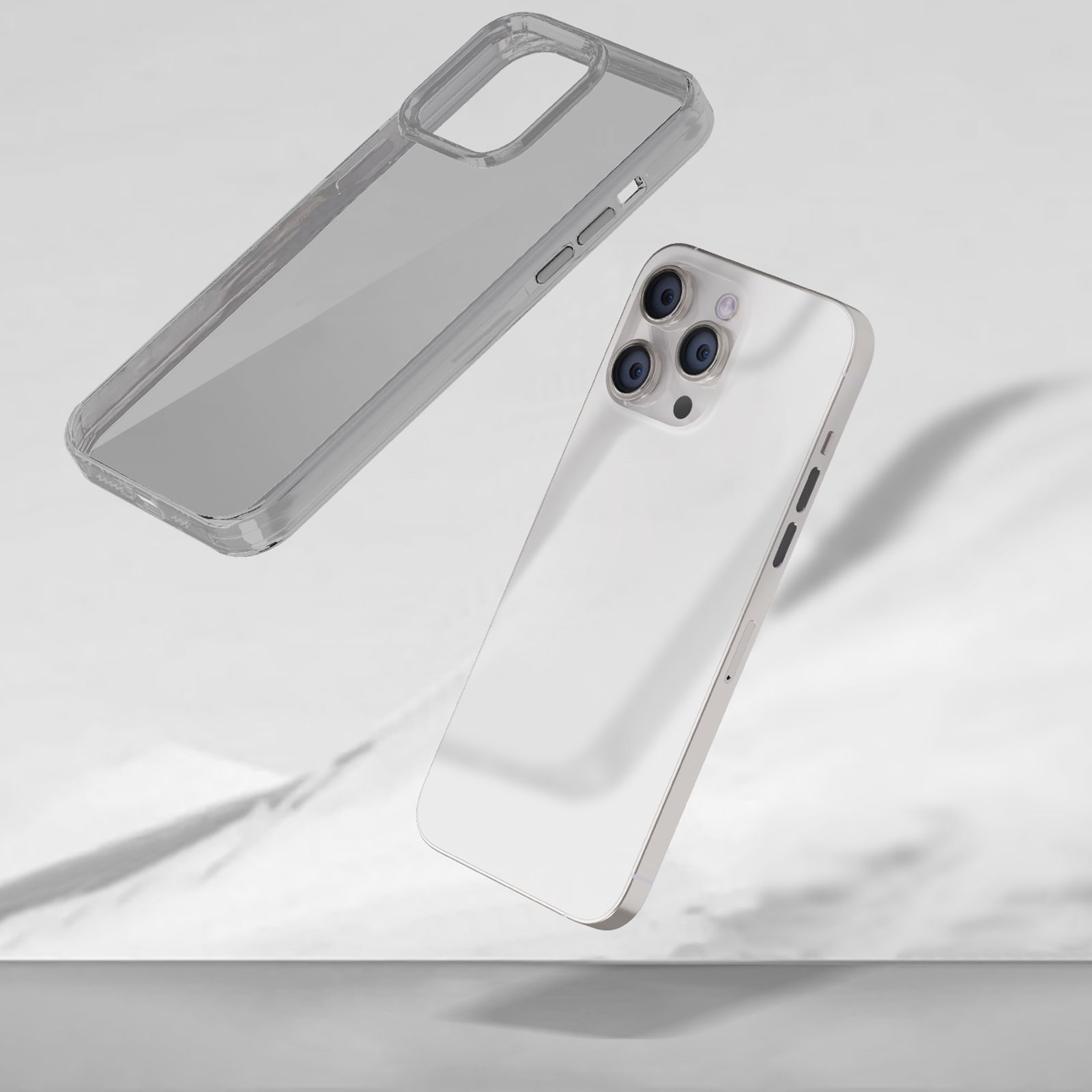 GRIPP Neo Hard TPU & Polycarbonate Back Cover for Apple iPhone 15 Pro Max (Anti-Yellowing Coating, Smoke)_4