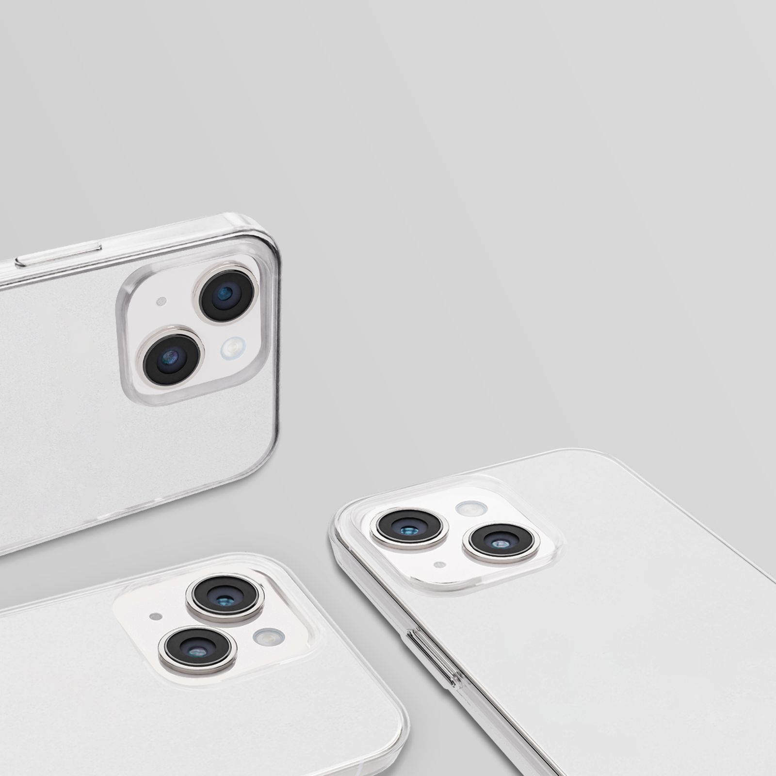 GRIPP Ice Frost Hard TPU & Polycarbonate Back Cover for Apple iPhone 15 Plus (Anti Bacterial Technology, Clear)_4