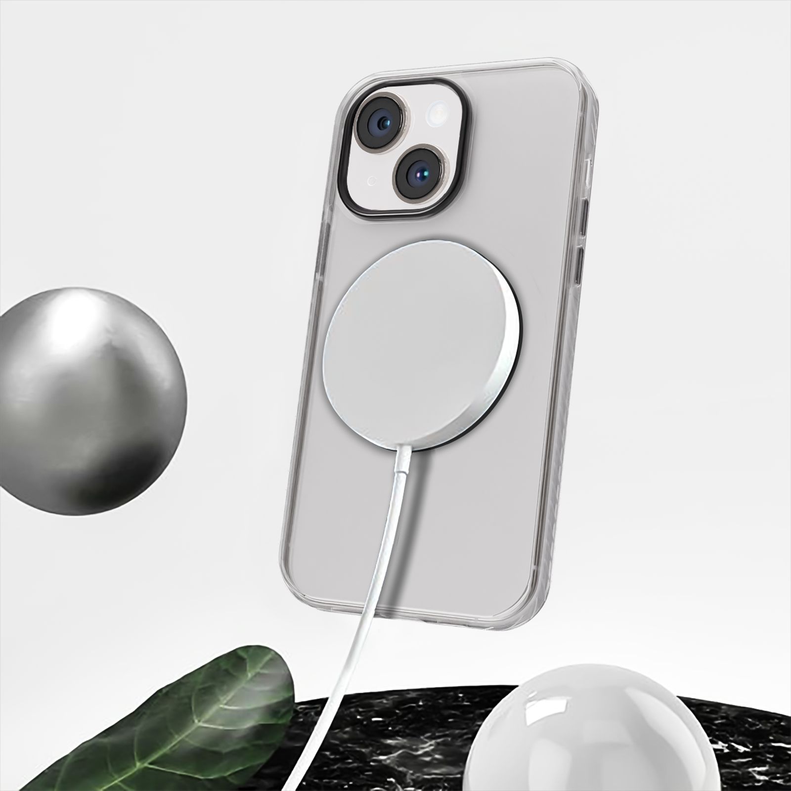 GRIPP Combat Hard & Soft TPU & Polycarbonate Back Cover for Apple iPhone 15 Plus (8ft Drop Tested, Clear)_6