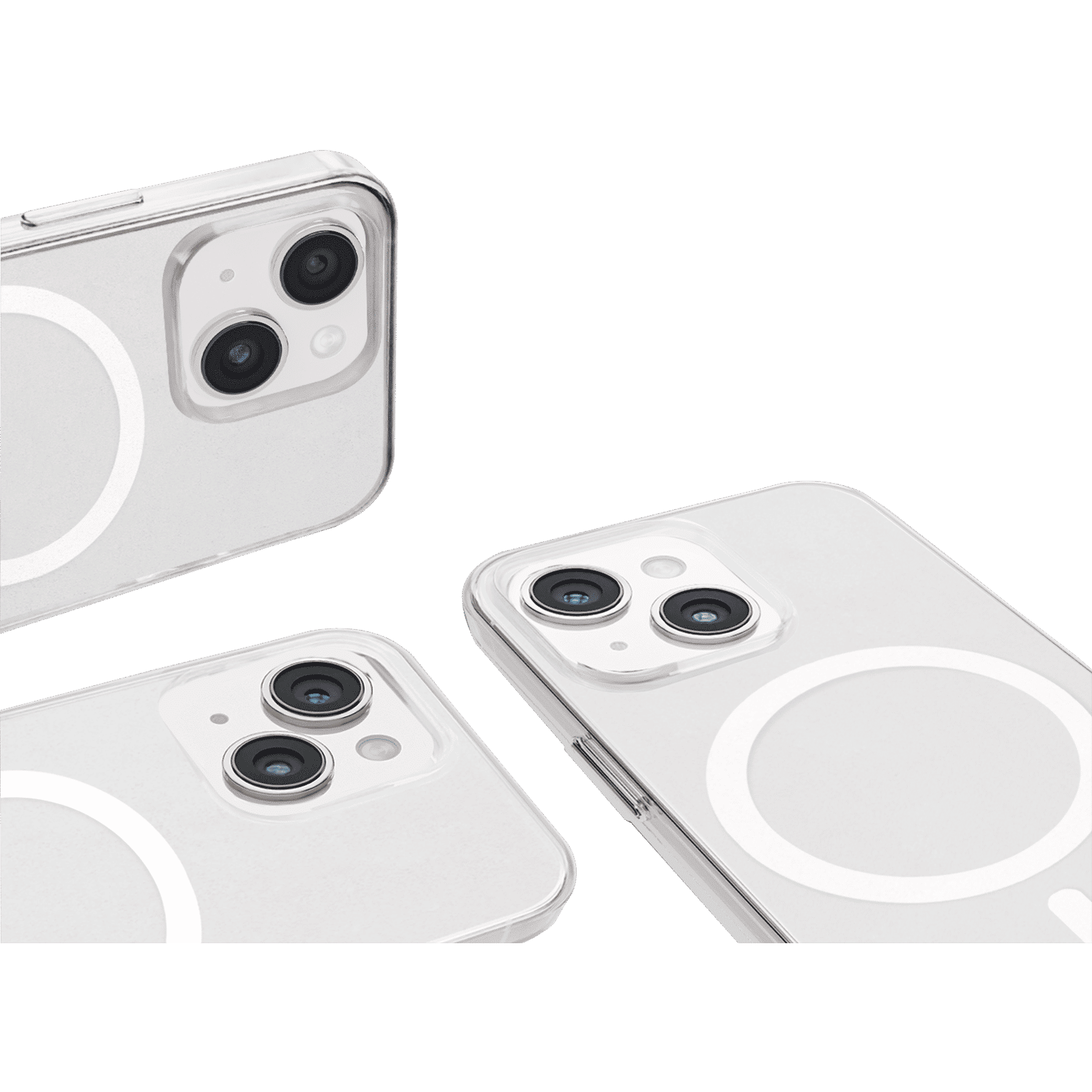 GRIPP Ice Frost Hard TPU & Polycarbonate Back Cover for Apple iPhone 15 (MagSafe Compatible, Clear)_7