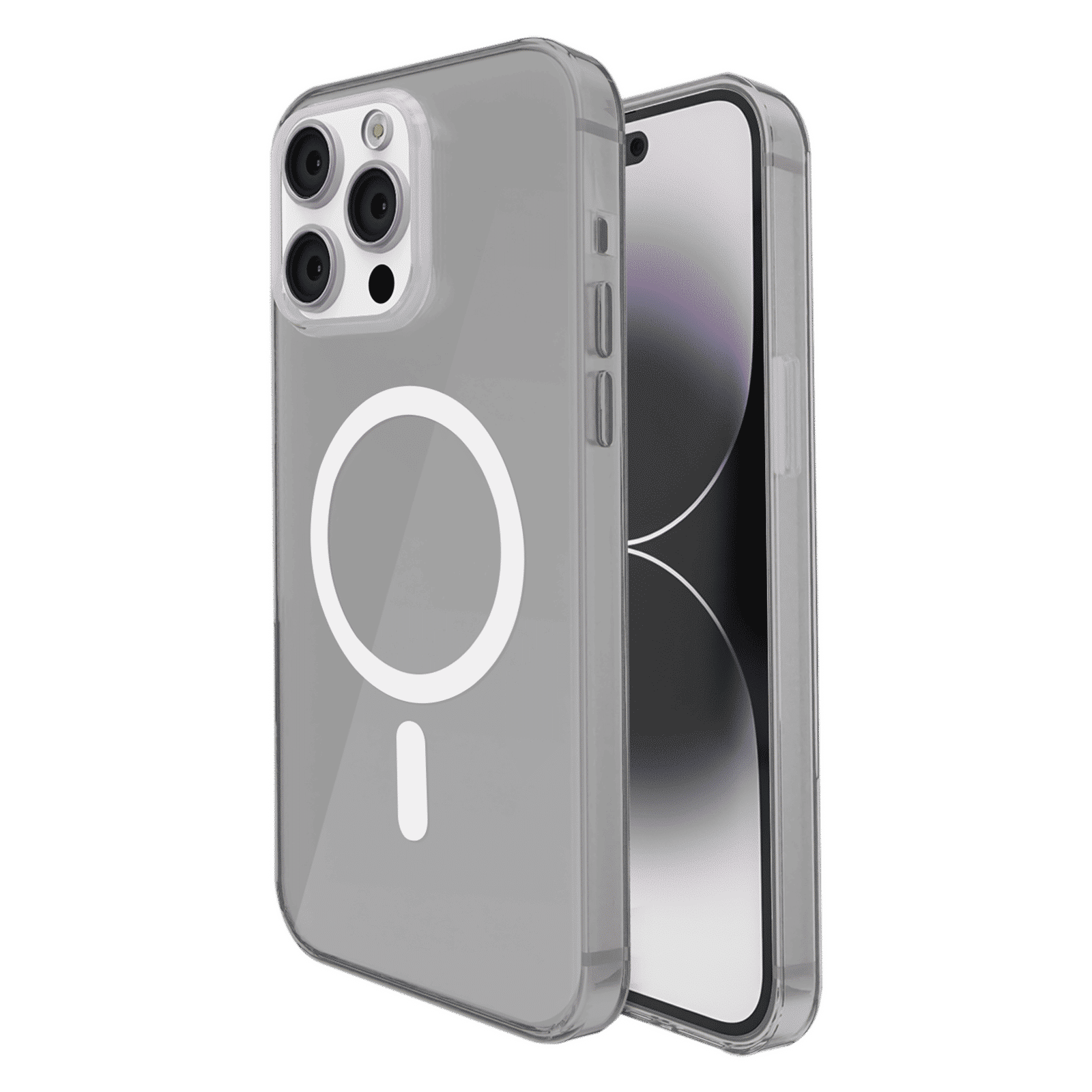 GRIPP Neo Hard TPU & Polycarbonate Back Cover for Apple iPhone 15 Pro Max (MagSafe Compatible, Smoke)_1