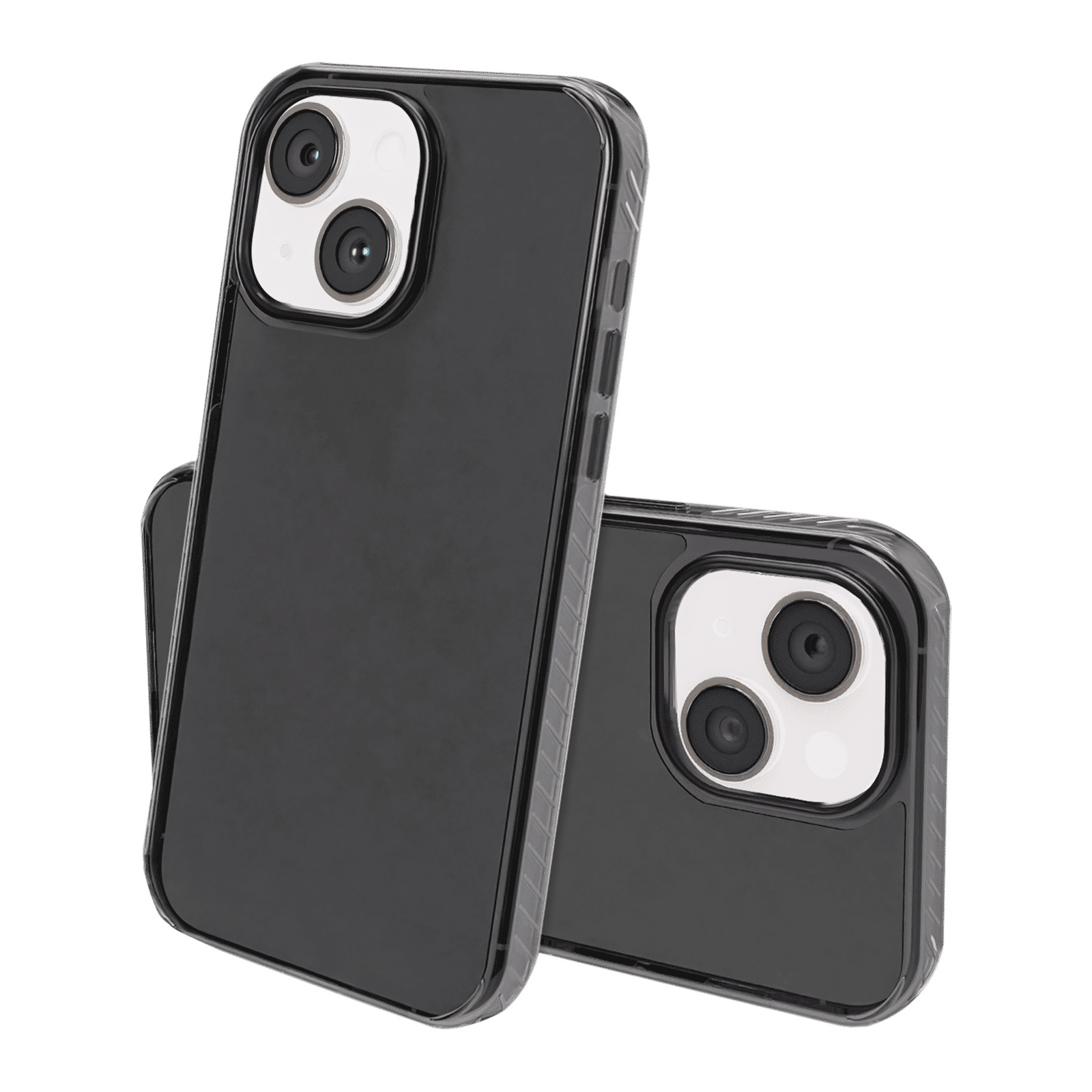 GRIPP Combat Hard TPU & Polycarbonate Back Cover for Apple iPhone 15 Plus (Anti Bacterial Technology, Smoke)_2