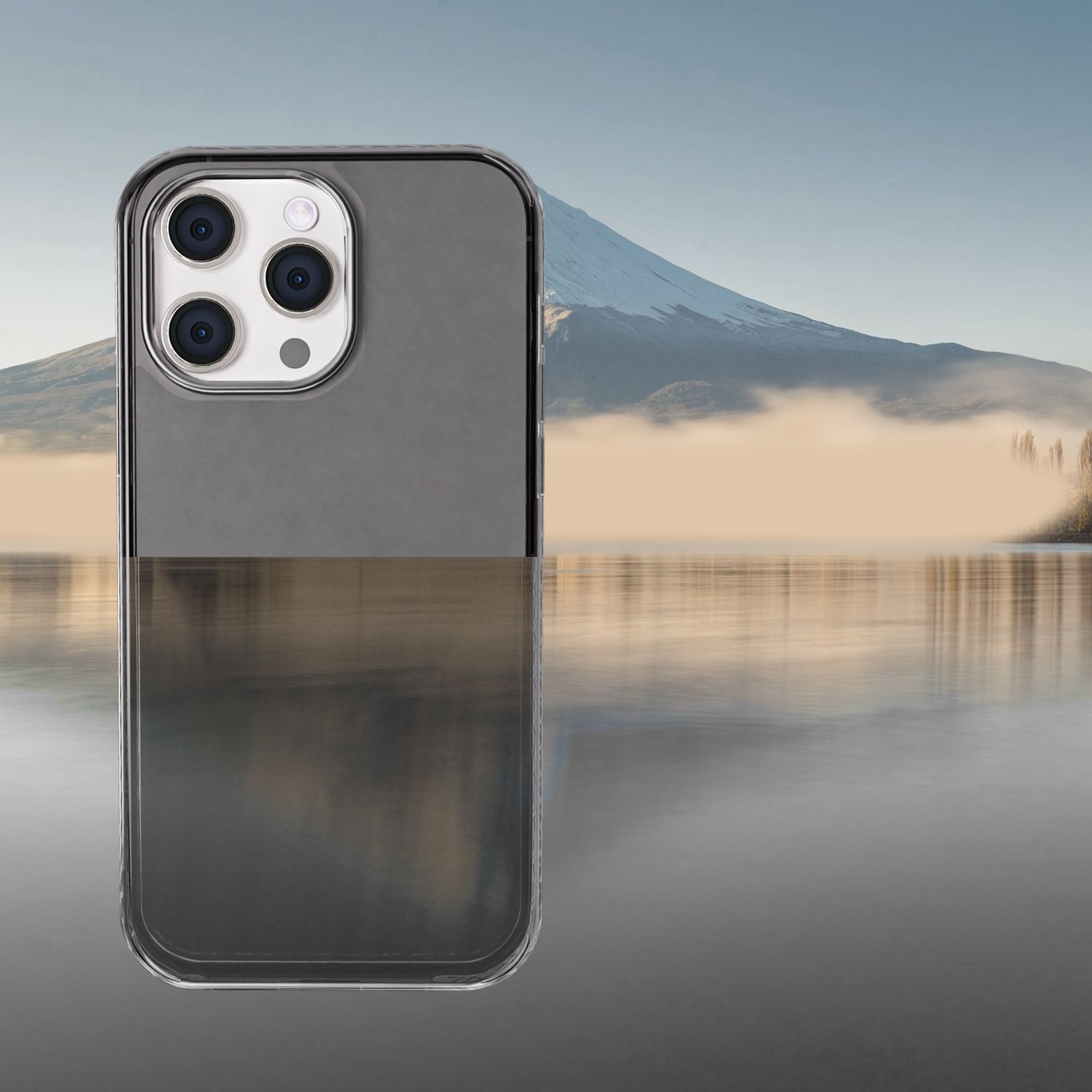 GRIPP Combat Hard TPU & Polycarbonate Back Cover for Apple iPhone 15 Pro Max (Anti Bacterial Technology, Smoke)_6