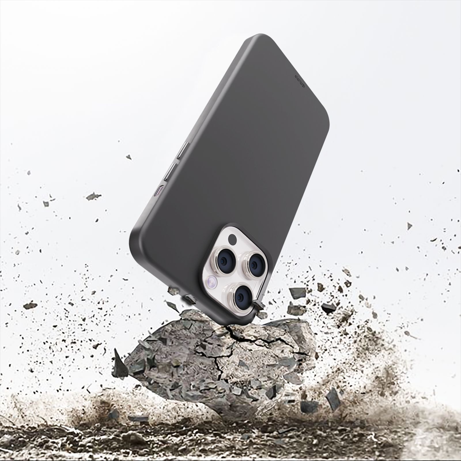 GRIPP Rubon Silicon Back Cover for Apple iPhone 15 Pro (MagSafe Compatible, Grey) GRIPP Rubon Silicon Back Cover for Apple iPhone 15 Pro (MagSafe Compatible, Grey)_7