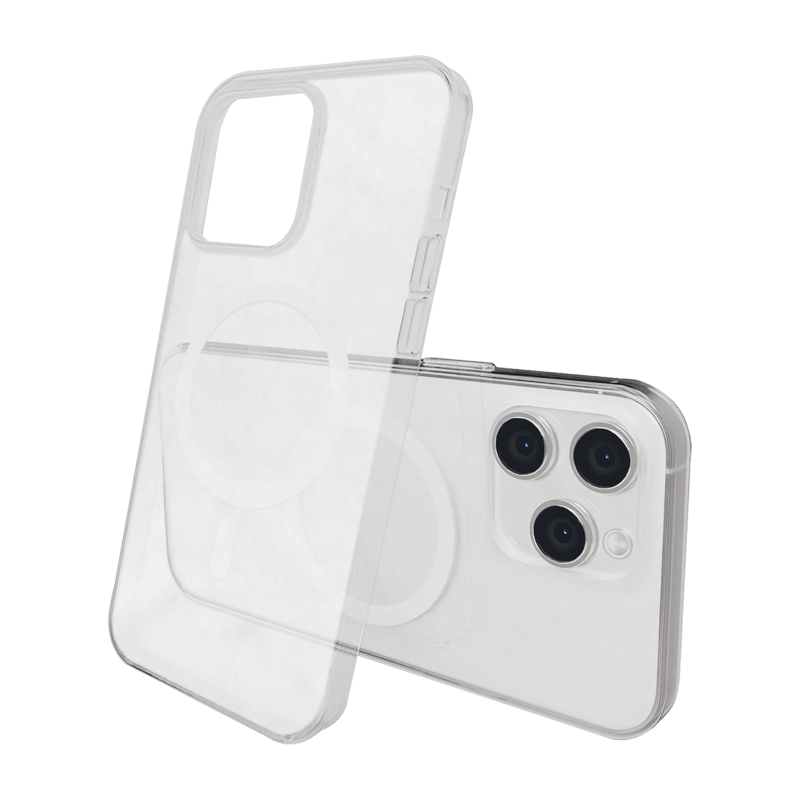 GRIPP Ice Frost Hard TPU & Polycarbonate Back Cover for Apple iPhone 15 Pro Max (MagSafe Compatible, Clear) GRIPP Ice Frost Hard TPU & Polycarbonate Back Cover for Apple iPhone 15 Pro Max (MagSafe Compatible, Clear)_2