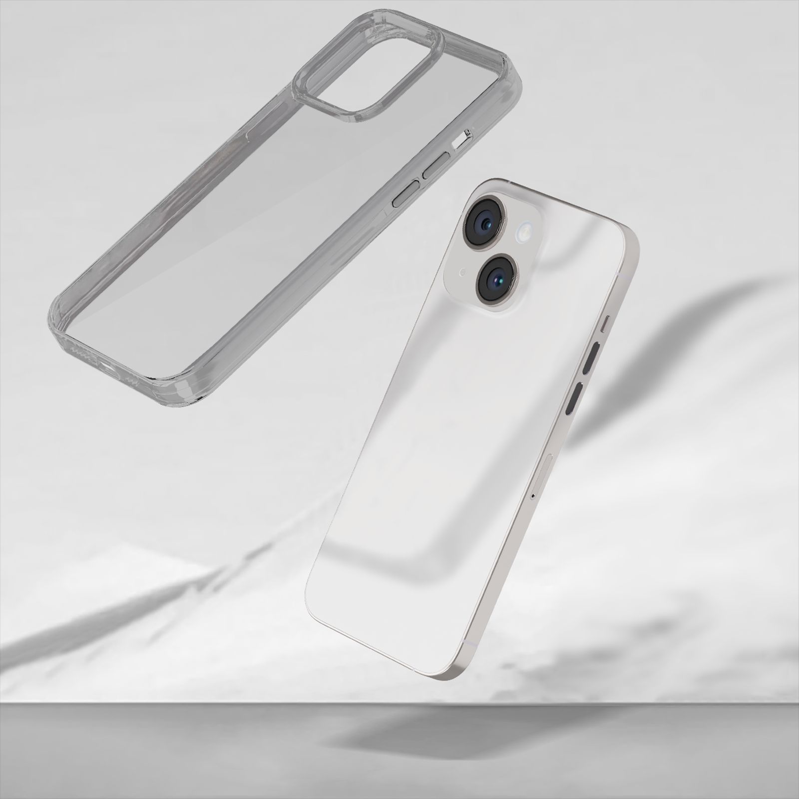 GRIPP Neo Hard & Soft TPU & Polycarbonate Back Cover for Apple iPhone 15 (6ft Drop Tested, Smoke)_6