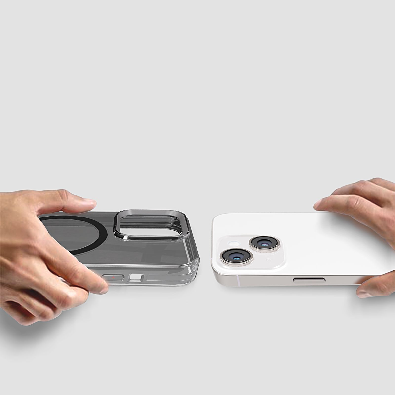 GRIPP Neo Xtreme Hard TPU & Polycarbonate Back Cover for Apple iPhone 15 (MagSafe Compatible, Smoke)_6