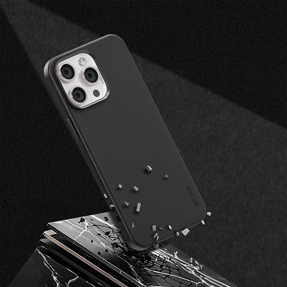 GRIPP Vintage Leather Back Cover for Apple iPhone 15 Pro Max (MagSafe Compatible, Black) GRIPP Vintage Leather Back Cover for Apple iPhone 15 Pro Max (MagSafe Compatible, Black)_5