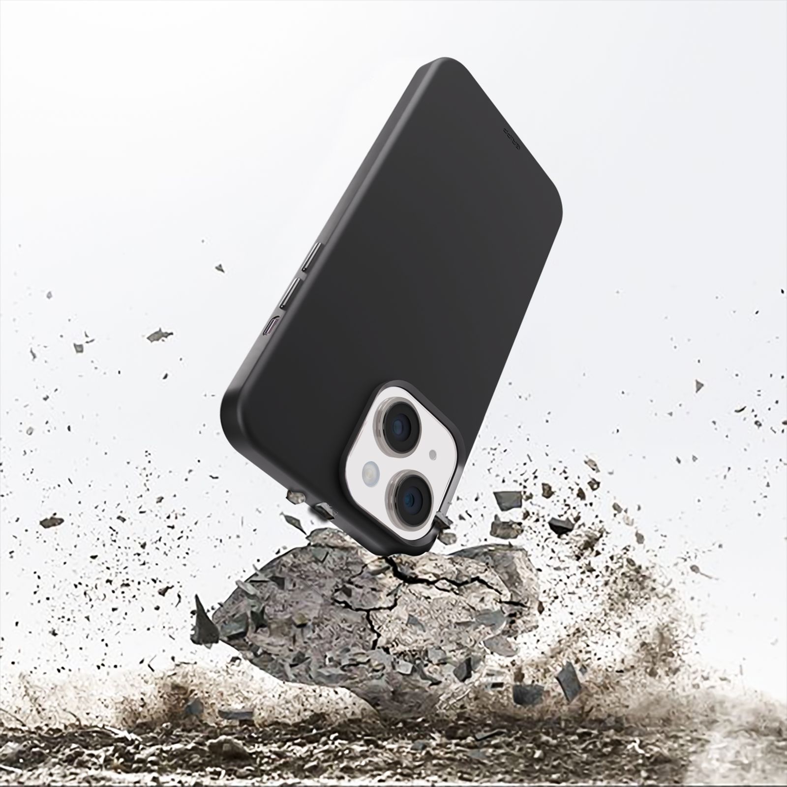 GRIPP Rubon Silicon Back Cover for Apple iPhone 15 Plus (MagSafe Compatible, Black)_6