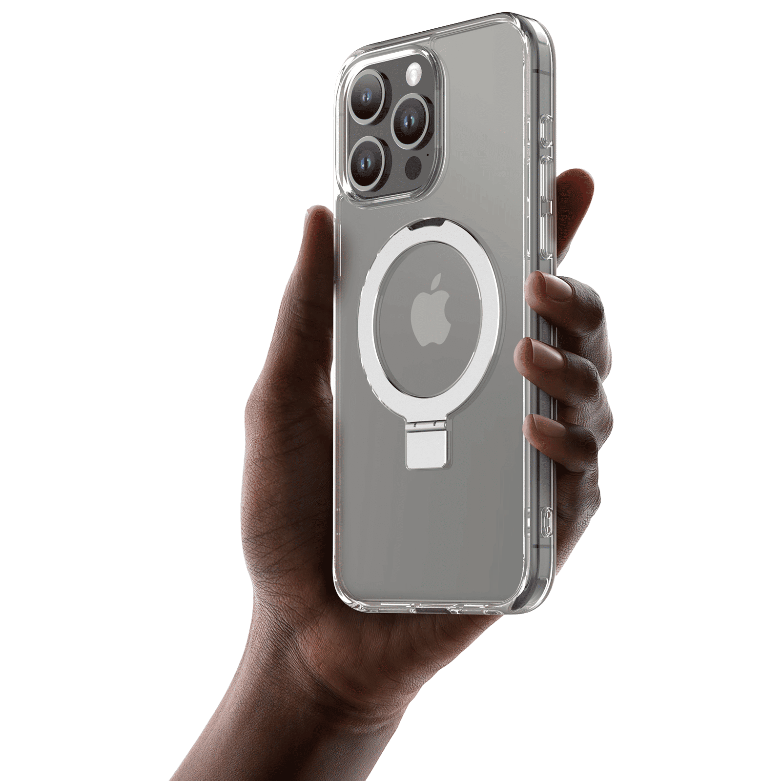 Muvtech Rio Snap TPU and Polycarbonate Back Cover for iPhone 15 Pro (Camera Protection, Clear) Muvtech Rio Snap TPU and Polycarbonate Back Cover for iPhone 15 Pro (Camera Protection, Clear)_4