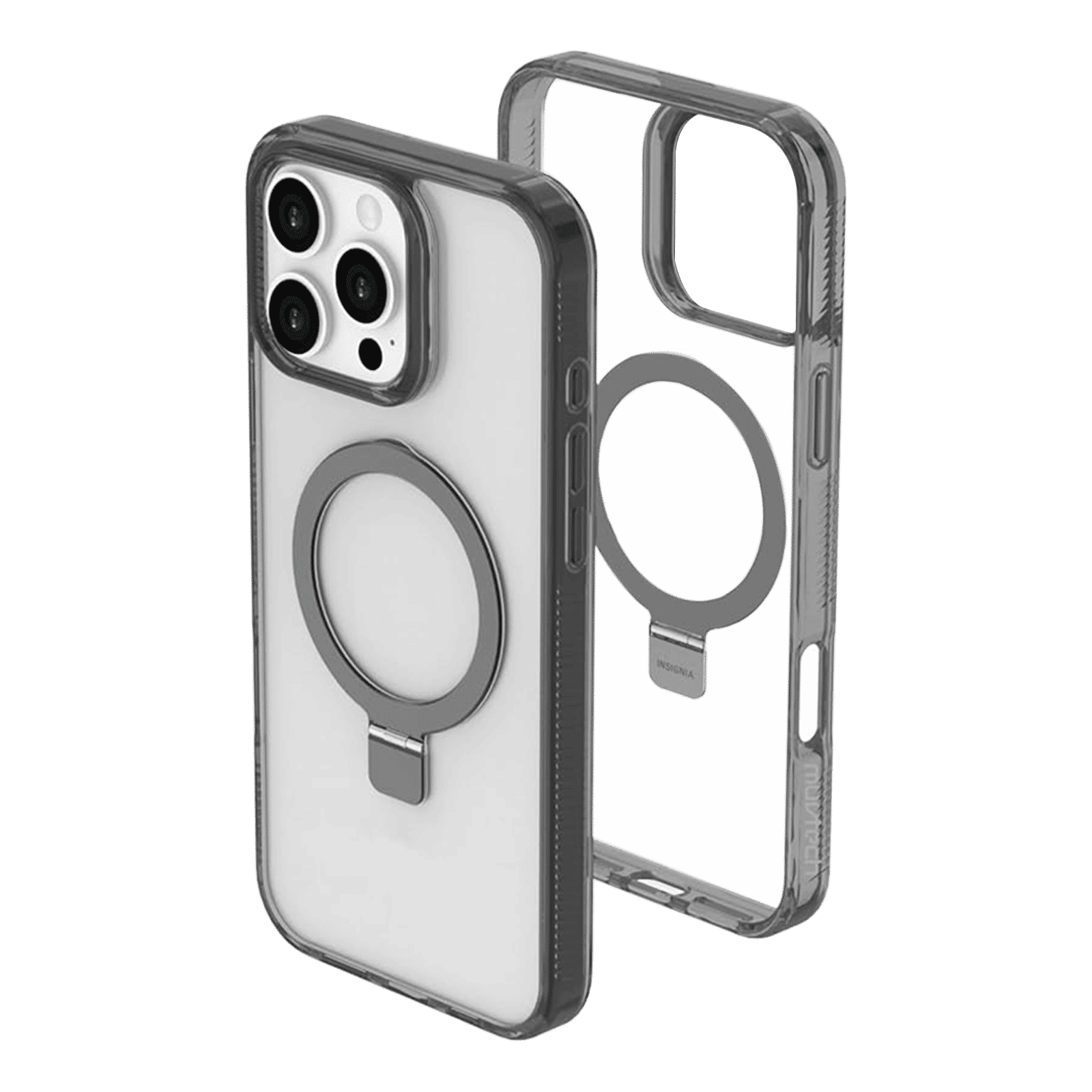 Muvtech Rio Pro Snap Hard Polycarbonate Back Case for Apple iPhone 15 Pro (Camera Protection, Black)_5