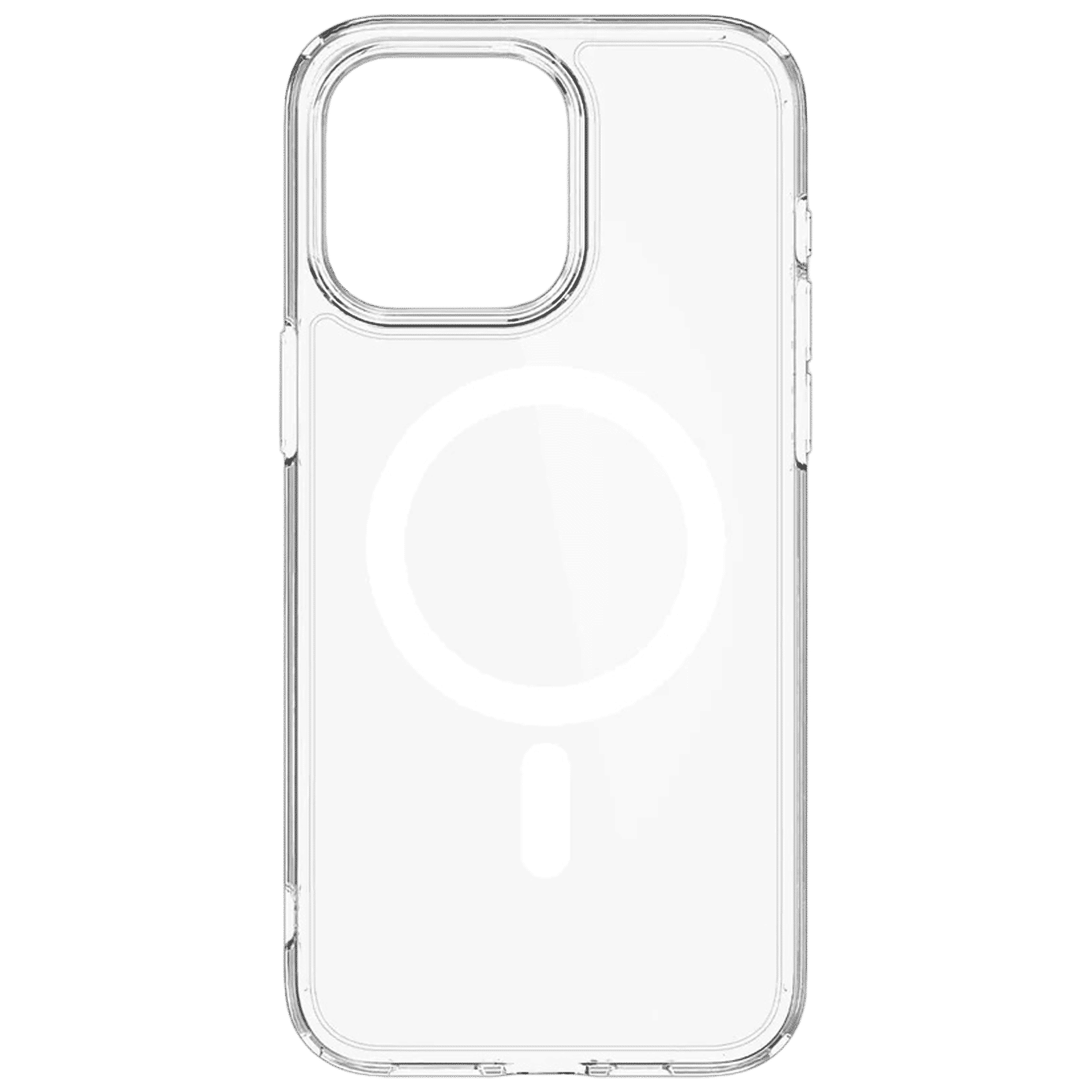 spigen Ultra Hybrid MagFit Polycarbonate, TPU Back Cover for Apple iPhone 15 Pro Max (Air Cushion Technology, White)_2