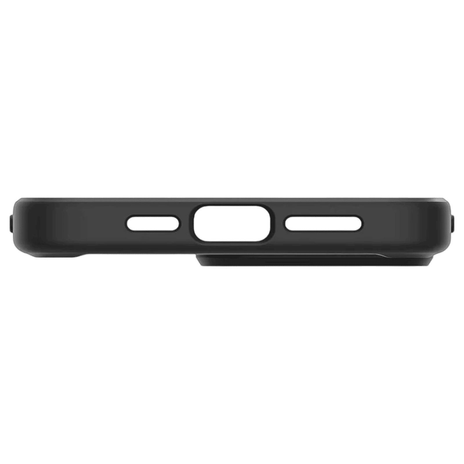 spigen Ultra Hybrid MagFit Polycarbonate Back Cover for iPhone 15 Pro Max (Air Cushion Technology, Frost Black)_4