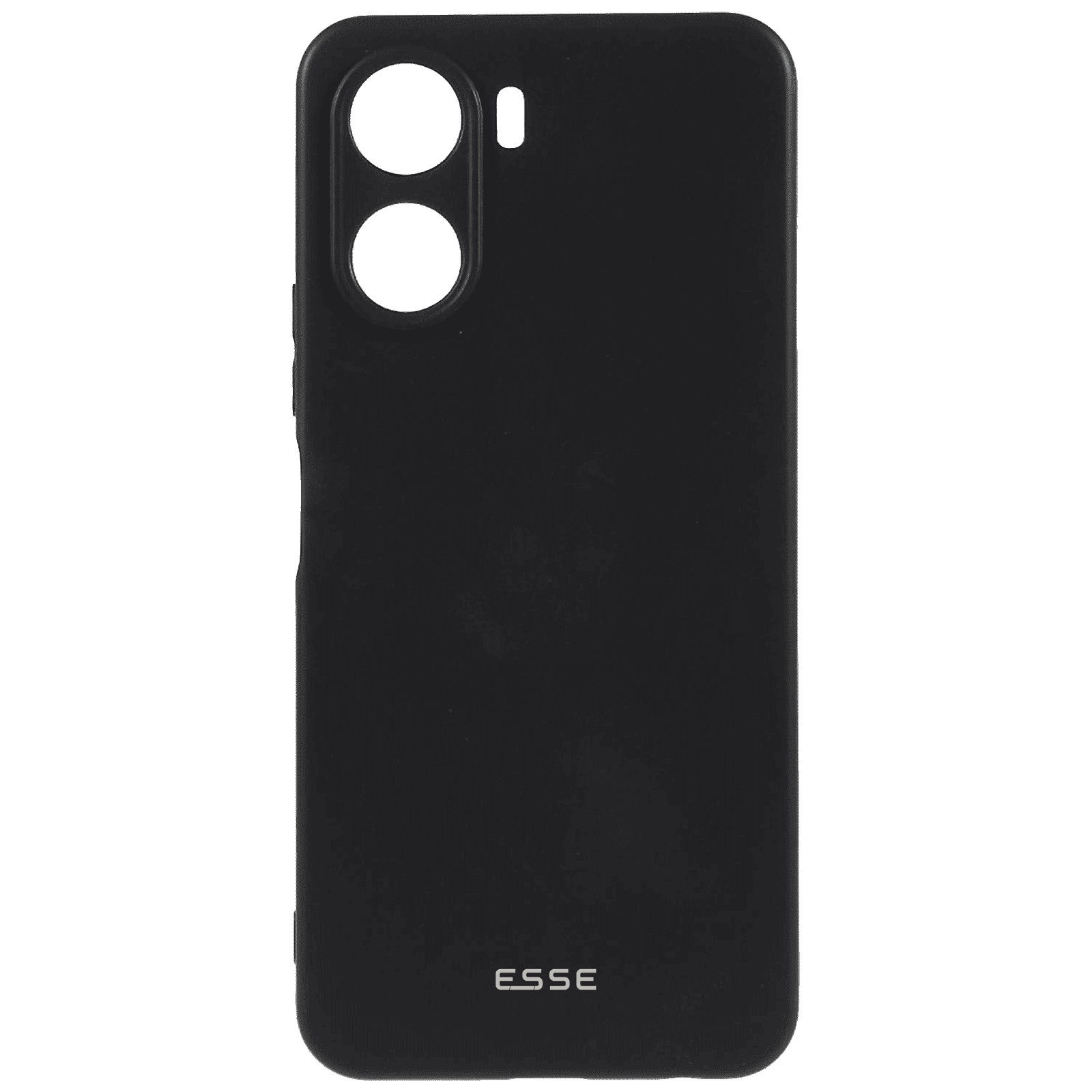 ESSE Soft Silicone Back Case for Vivo Y16 (Optimal Protection, Black)_1