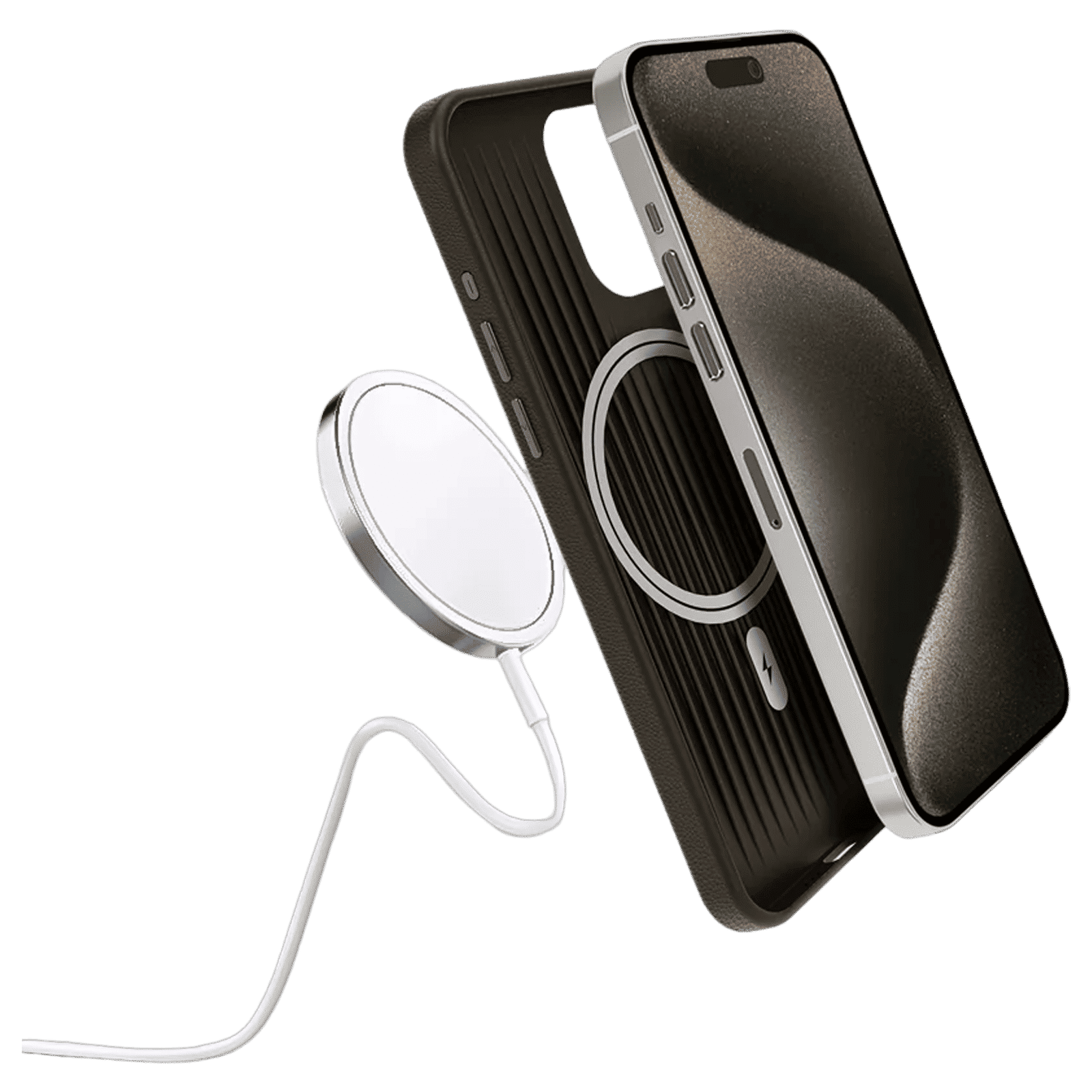 GRIPP Heritage Xtreme Hard Liquid Silicone Back Cover for iPhone 15 (Anti Bacterial Technology, Brown) GRIPP Heritage Xtreme Hard Liquid Silicone Back Cover for iPhone 15 (Anti Bacterial Technology, Brown)_4