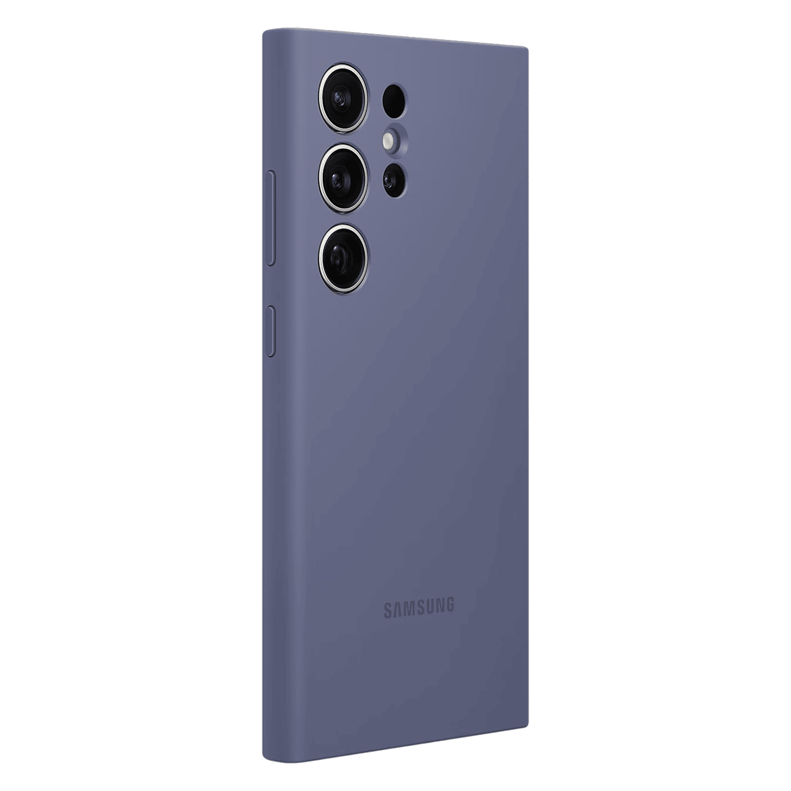 SAMSUNG Silicone Back Cover for Galaxy S24 Ultra (Combining Style and Durability, Violet)_4