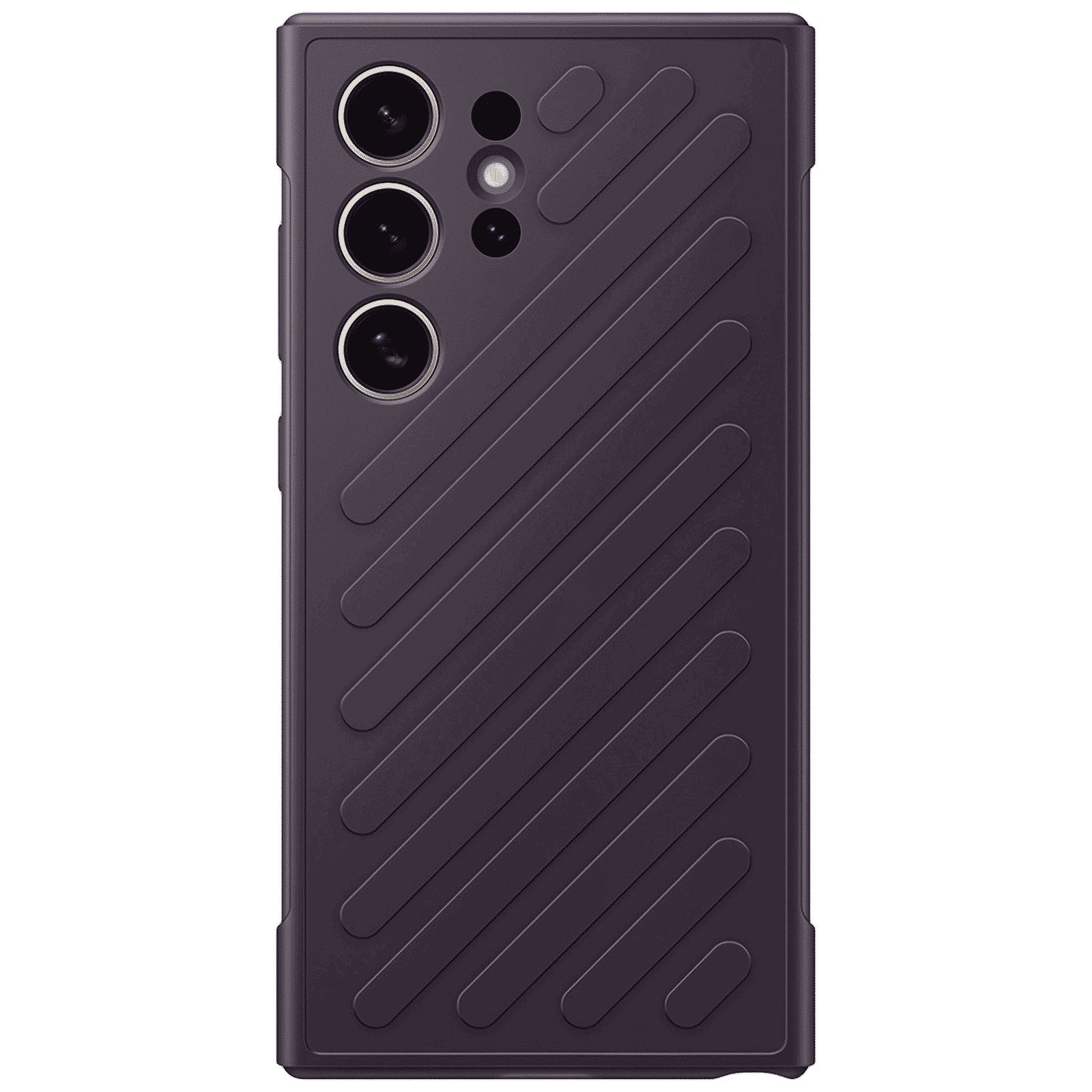 SAMSUNG Shield Polyurethane Back Case for SAMSUNG Galaxy S24 Ultra (Durable and Modern, Dark Violet)_3