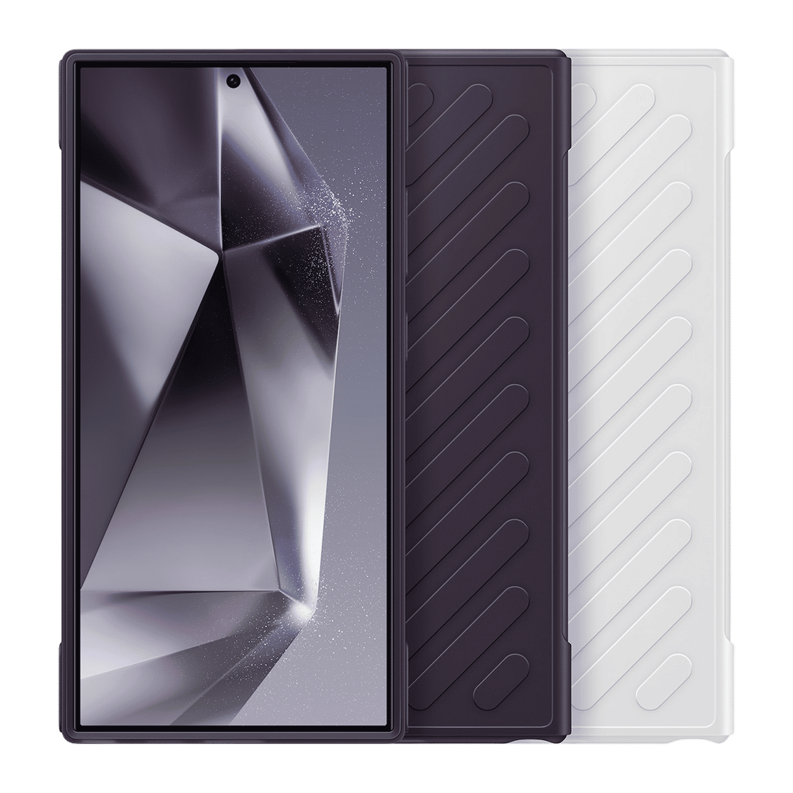 SAMSUNG Shield Polyurethane Back Case for SAMSUNG Galaxy S24 Ultra (Durable and Modern, Dark Violet)_7