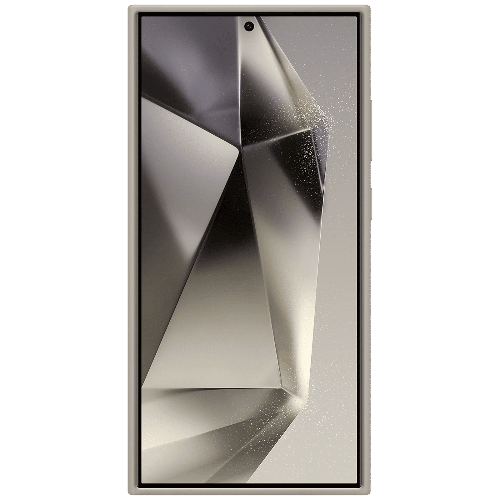 SAMSUNG Standing Grip Silicone Back Case for SAMSUNG Galaxy S24 Ultra (Smooth and Silky Texture, Taupe)_5