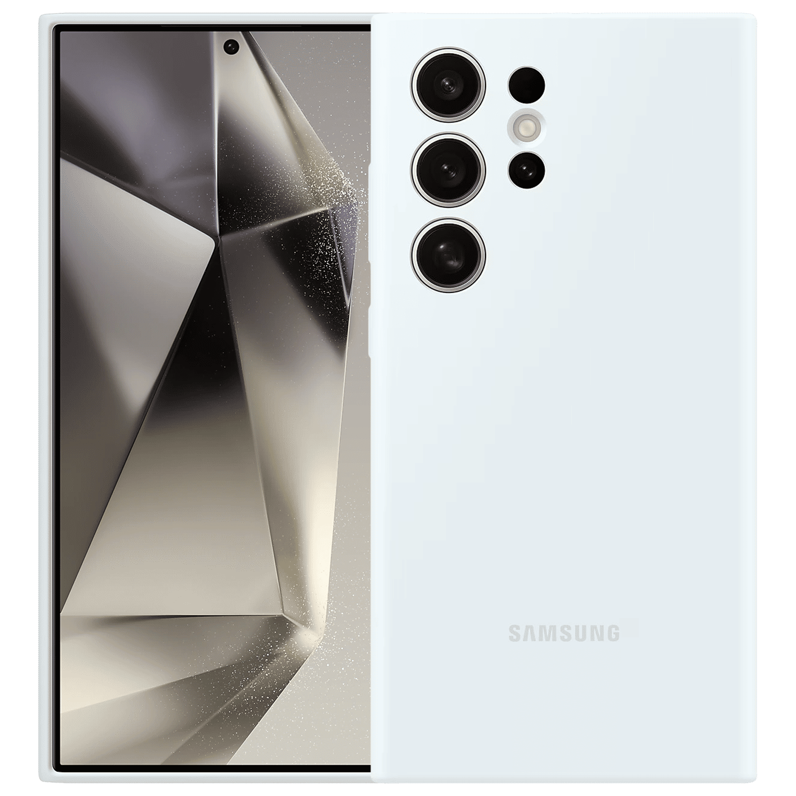 SAMSUNG Silicone Back Case for SAMSUNG Galaxy S24 Ultra (Silky-smooth Touch, White) SAMSUNG Silicone Back Case for SAMSUNG Galaxy S24 Ultra (Silky-smooth Touch, White)_1