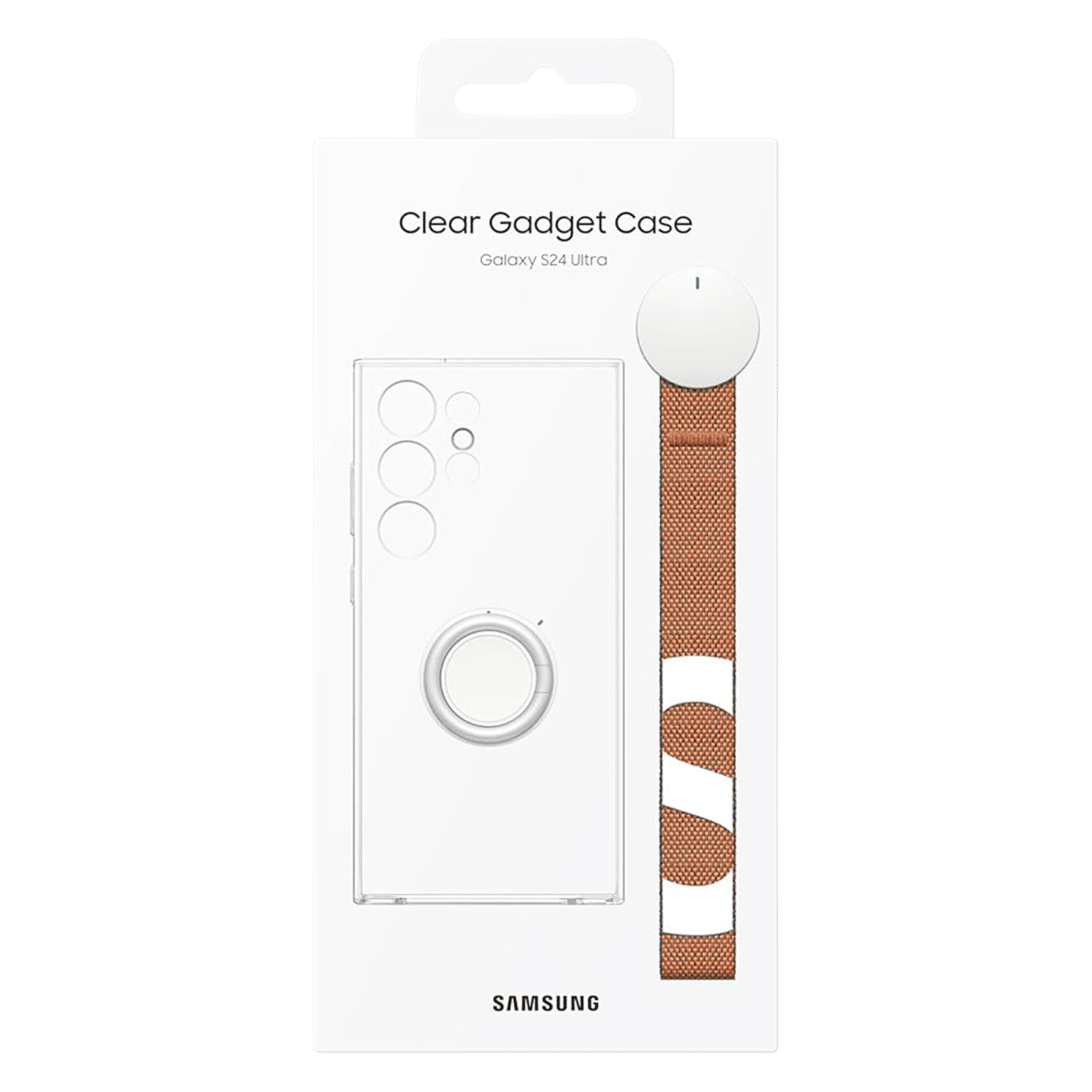 SAMSUNG Silicone Back Case for SAMSUNG Galaxy S24 Ultra (Versatile Grip, Transparent)_10