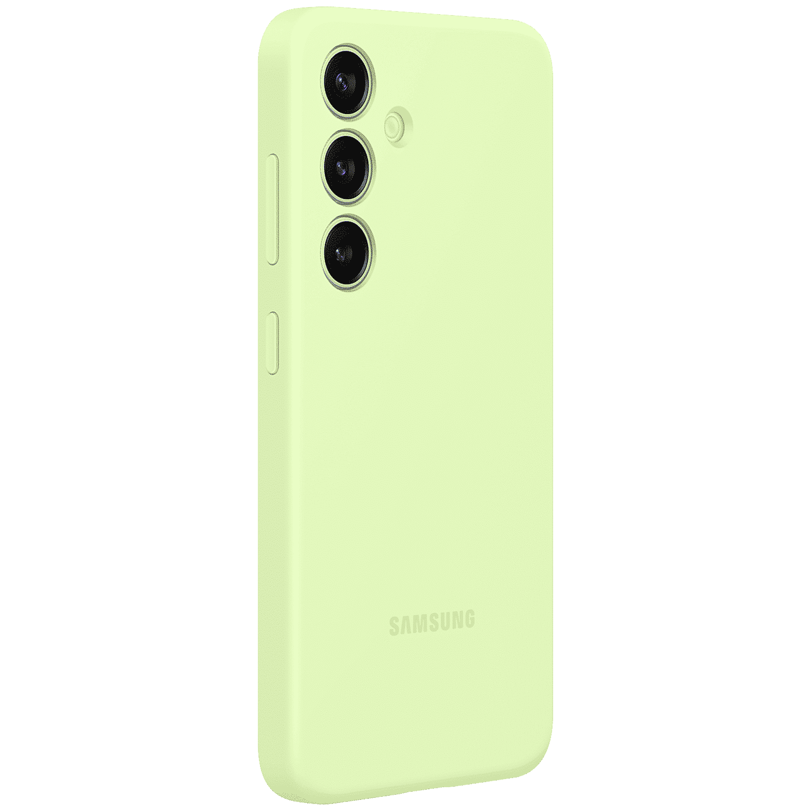 SAMSUNG Silicone Back Case for SAMSUNG Galaxy S24 (Silky-smooth Touch, Lime)_3