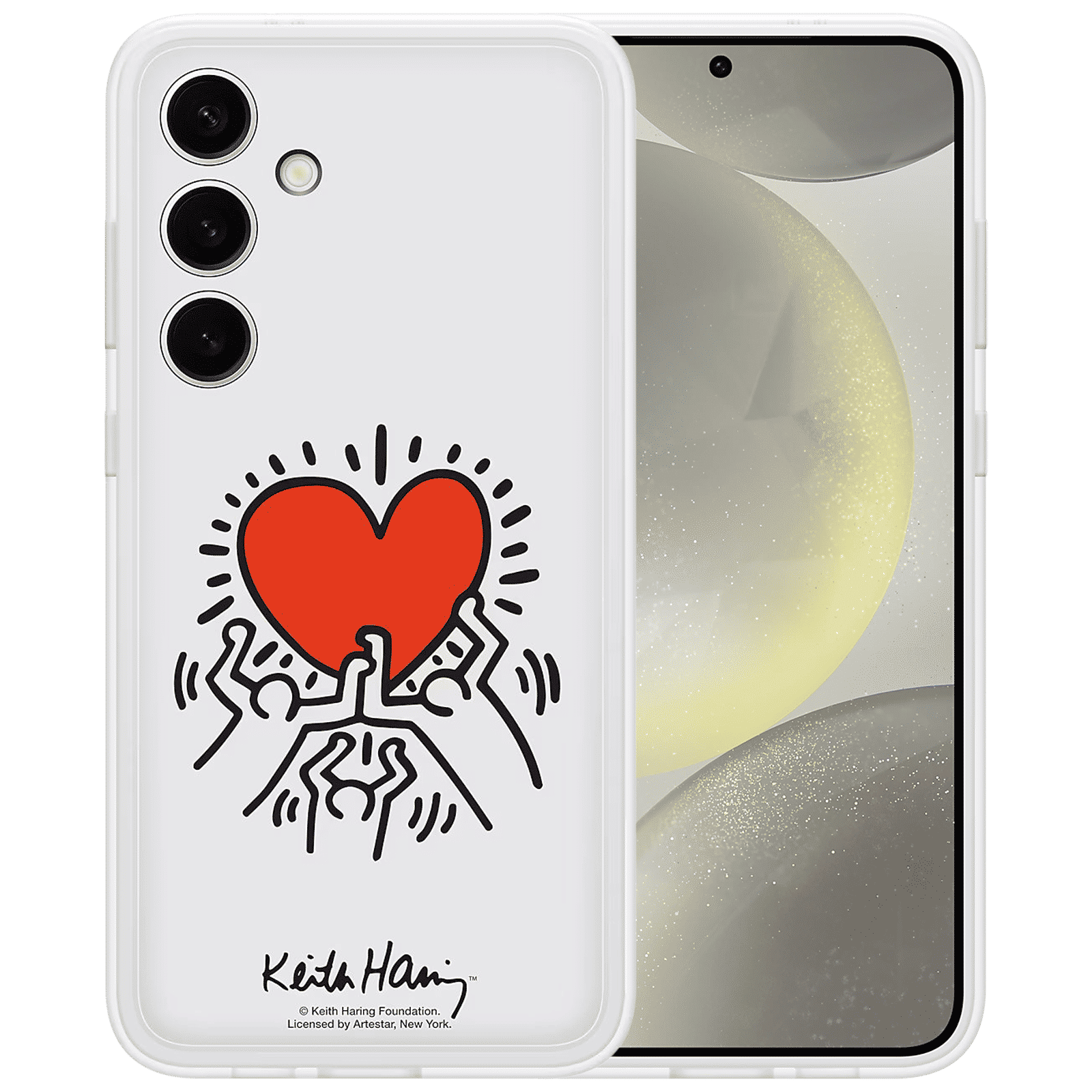 SAMSUNG Silicone Back Cover for SAMSUNG Galaxy S24 (Lightweight and Slim, White)_1