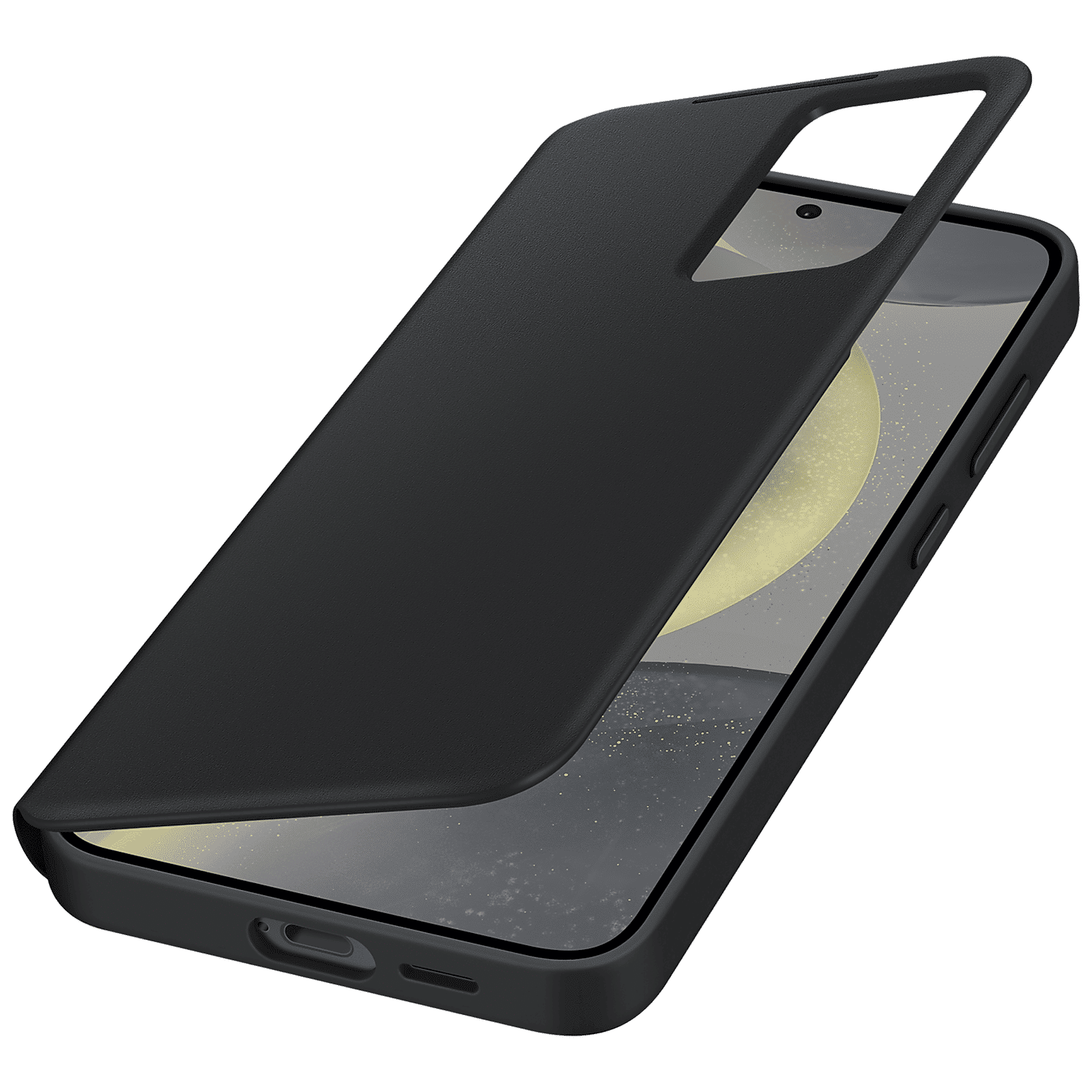 SAMSUNG Flip Cover for SAMSUNG Galaxy S24 Plus (Handy Hidden Pocket, Black)_2